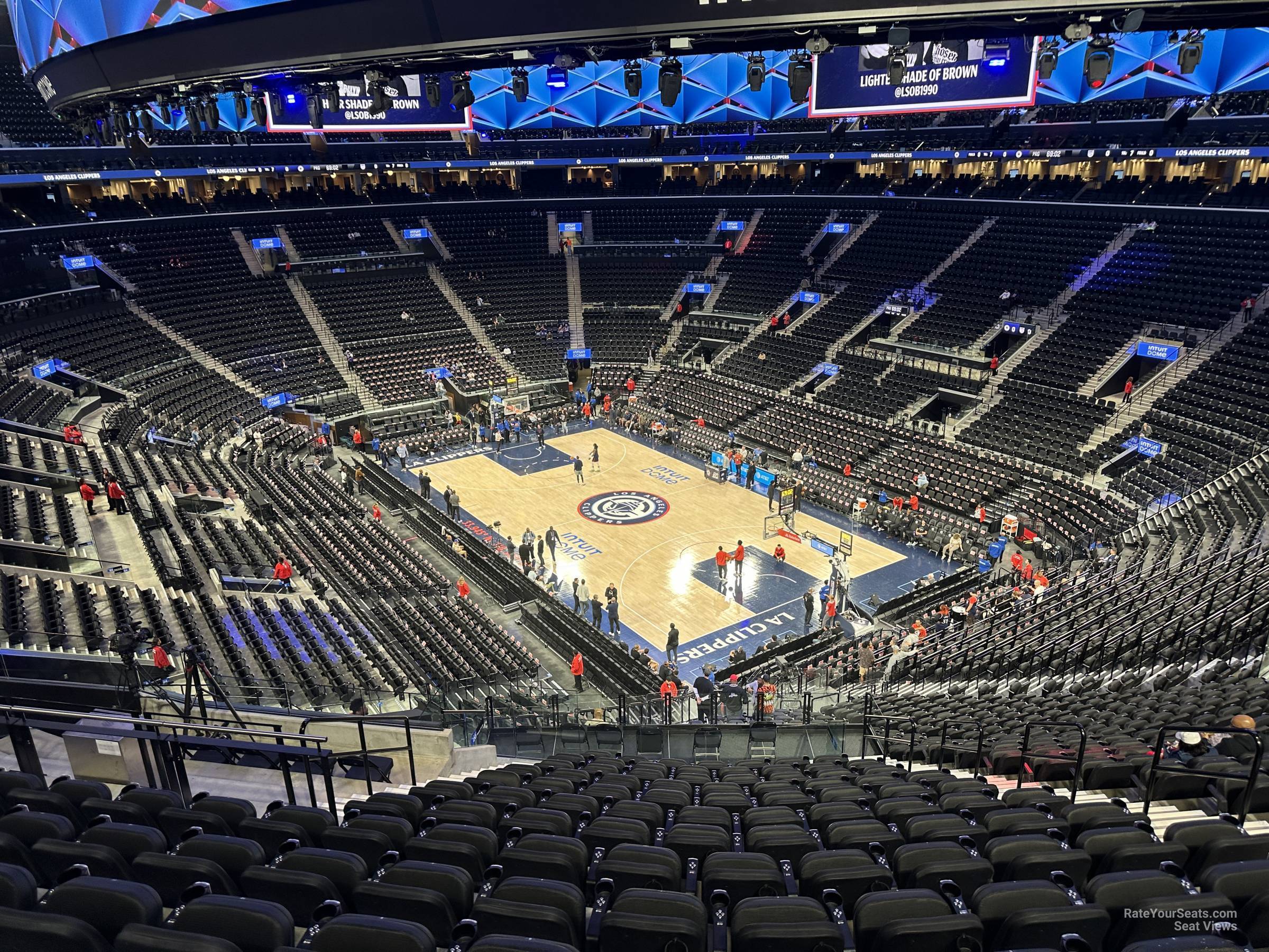 wall 20, row 29 seat view  for basketball - intuit dome