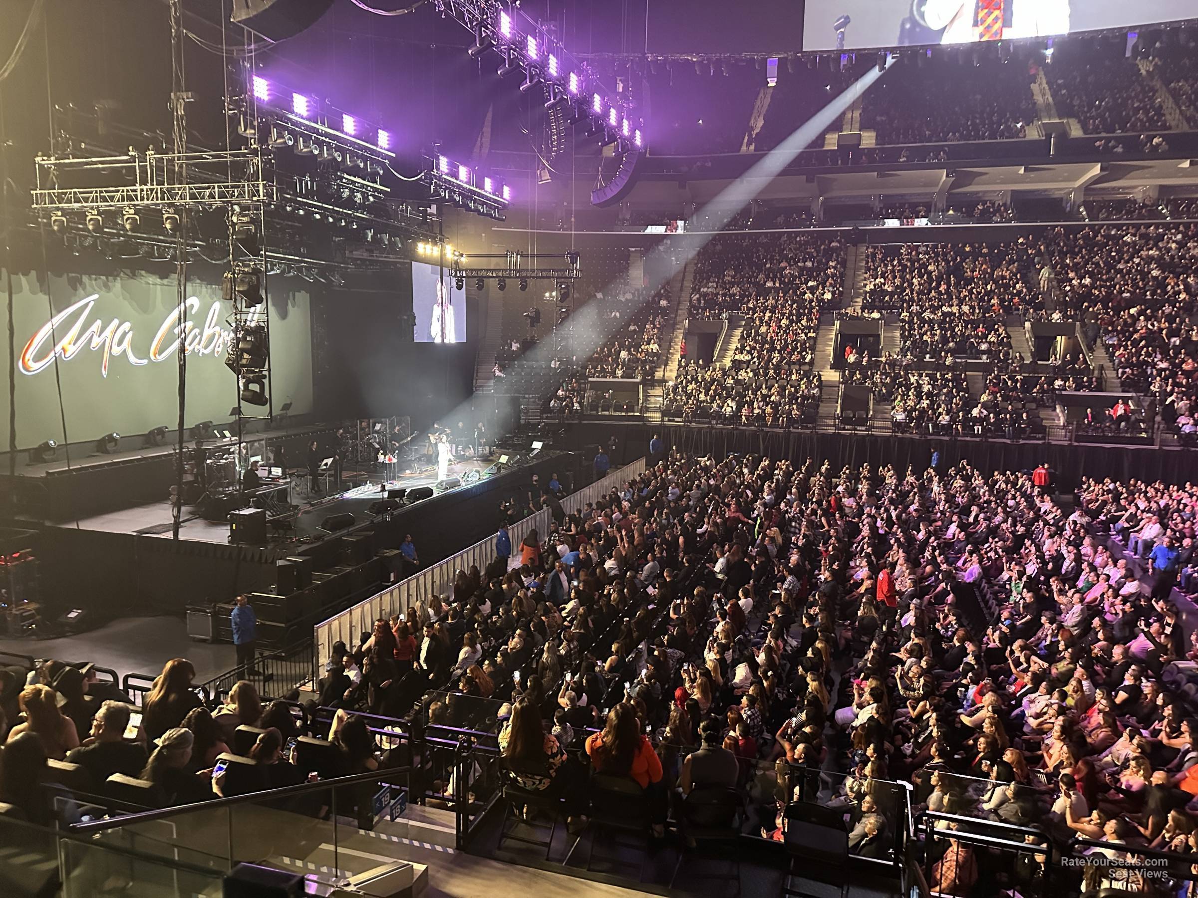 club 9, row 10 seat view for concert - intuit dome