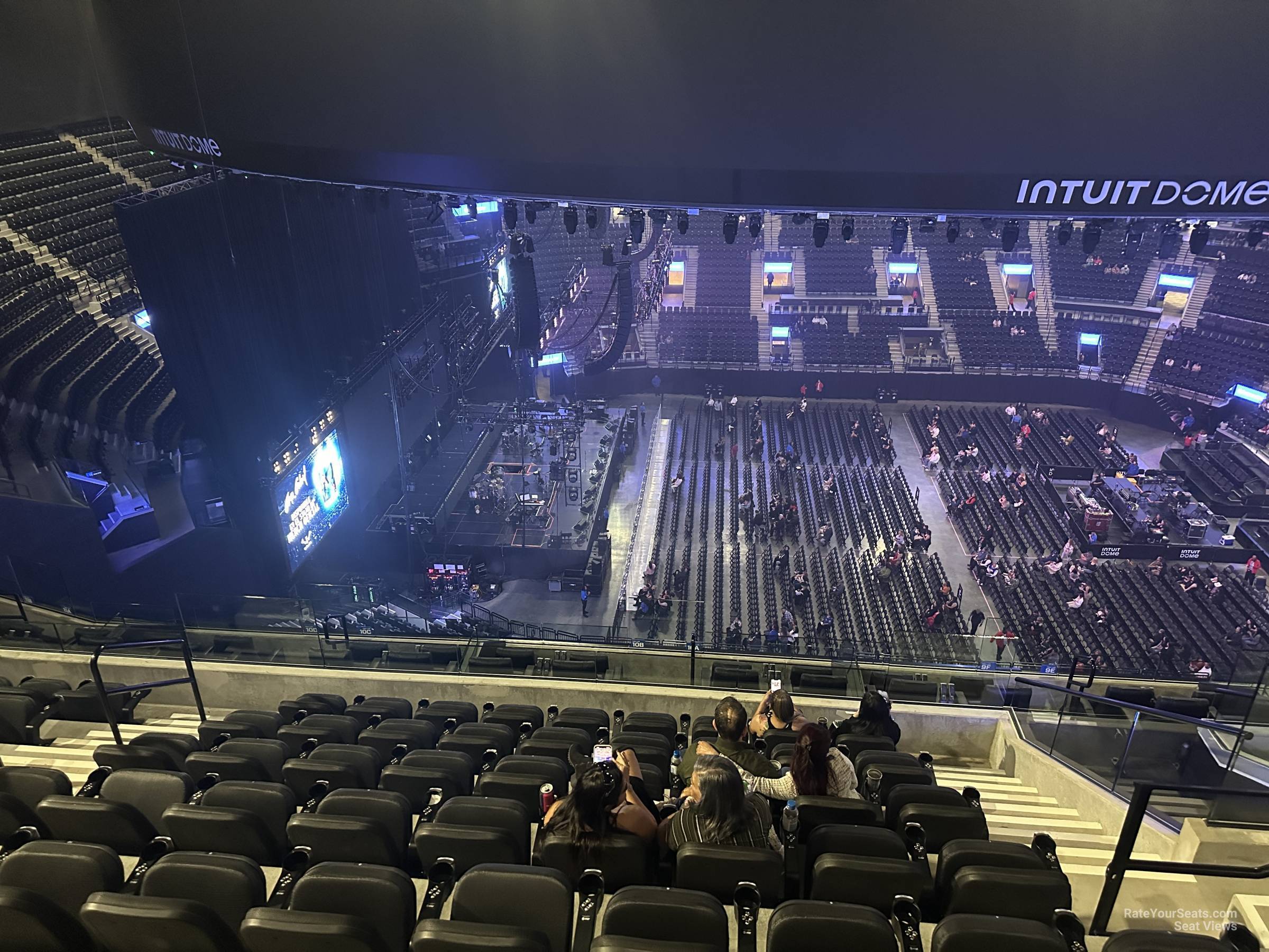 terrace 10, row 7 seat view  for concert - intuit dome