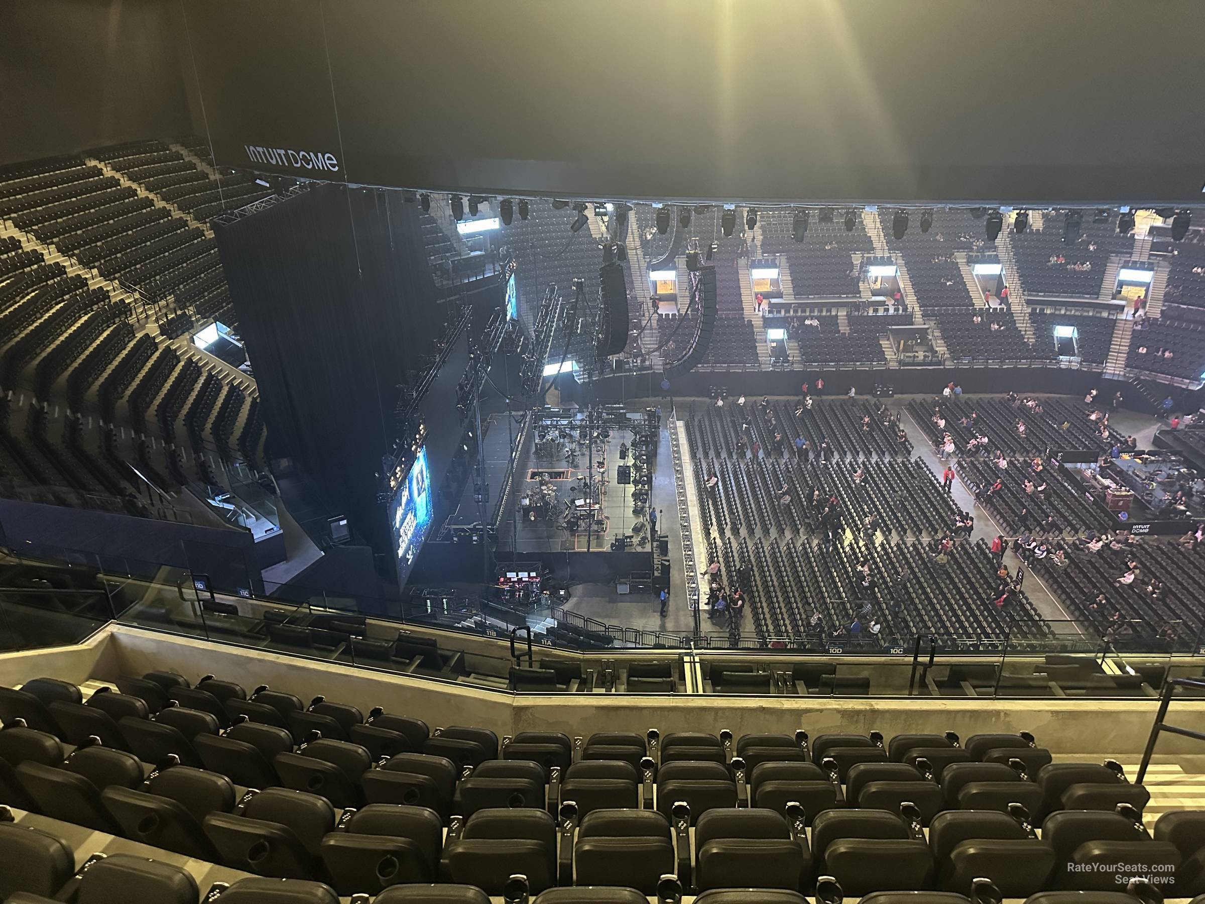 terrace 11, row 7 seat view  for concert - intuit dome