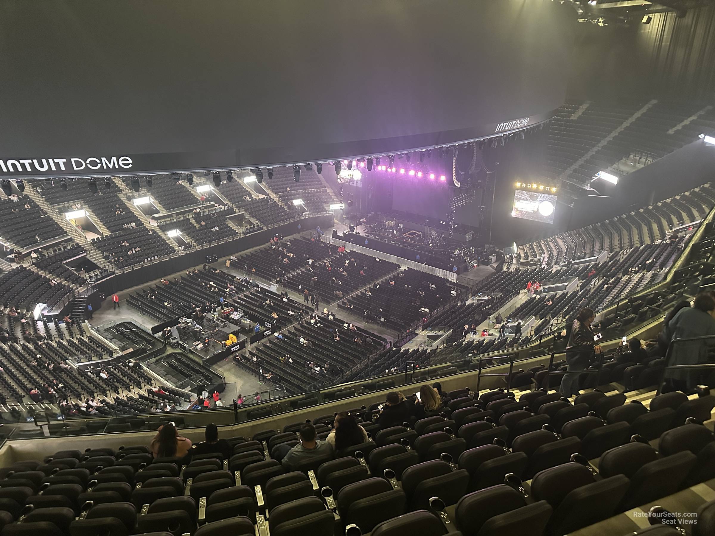 terrace 29, row 7 seat view  for concert - intuit dome