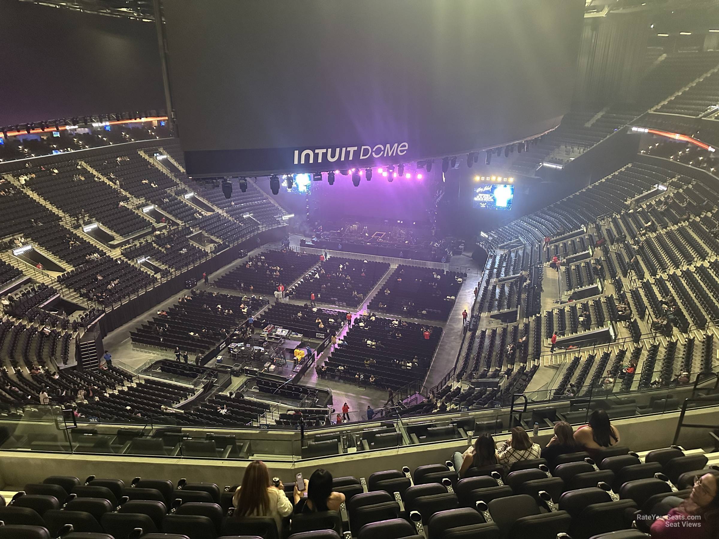 terrace 31, row 7 seat view  for concert - intuit dome