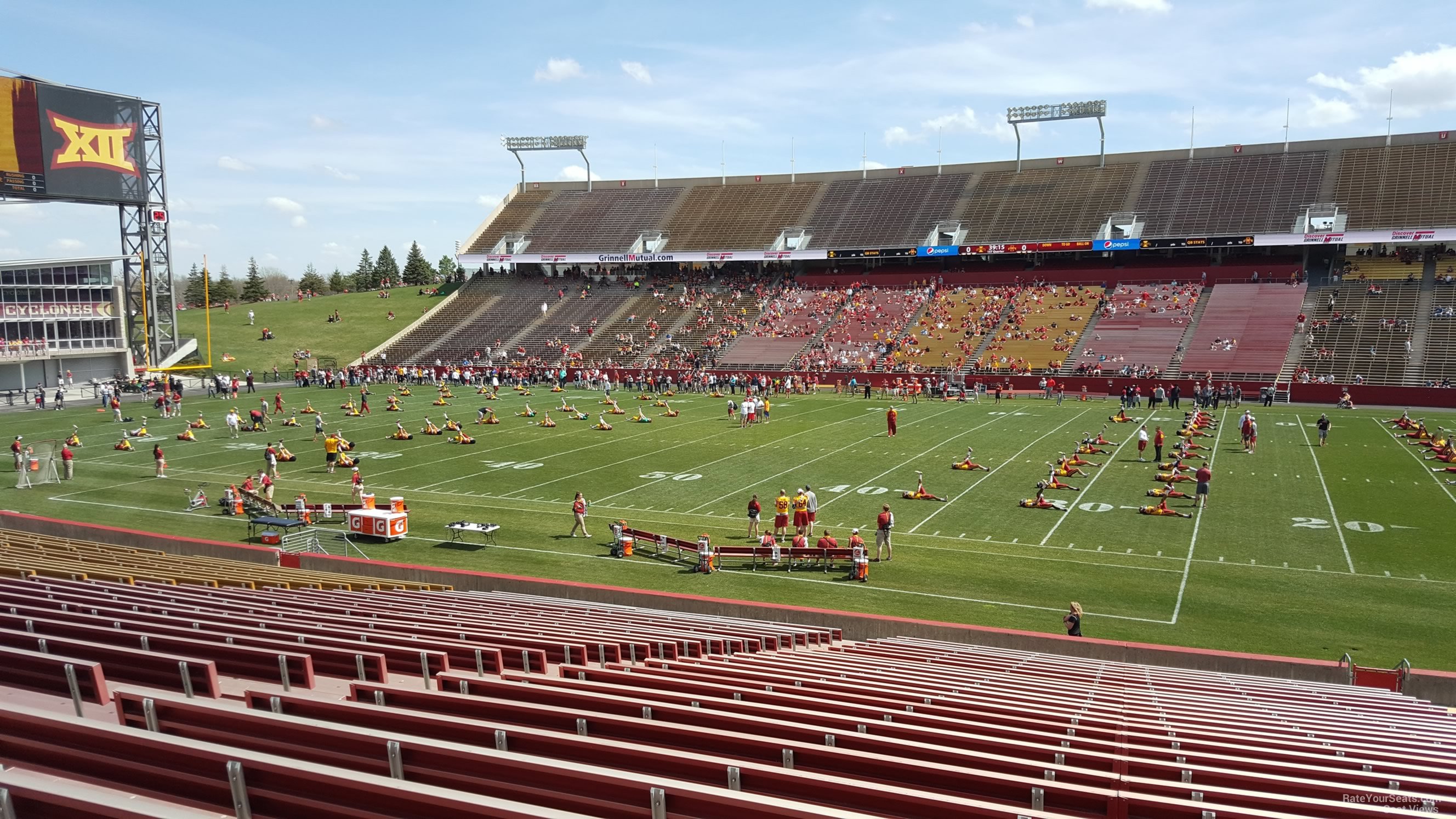 section 11, row 30 seat view  - jack trice stadium