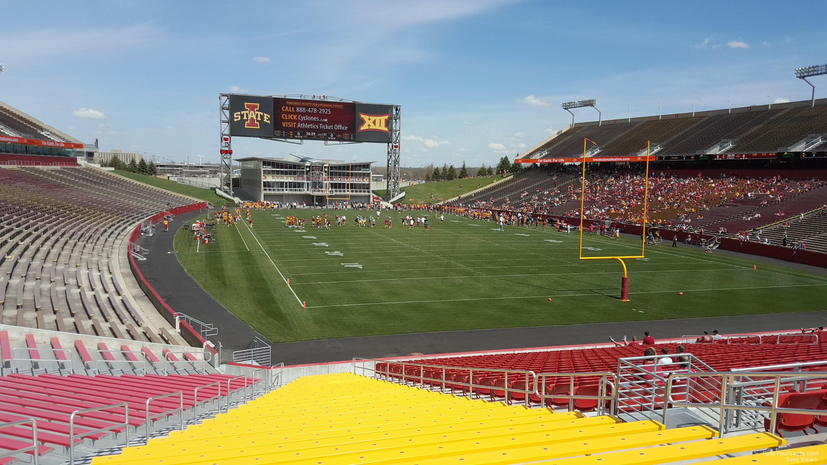 section 19, row 30 seat view  - jack trice stadium