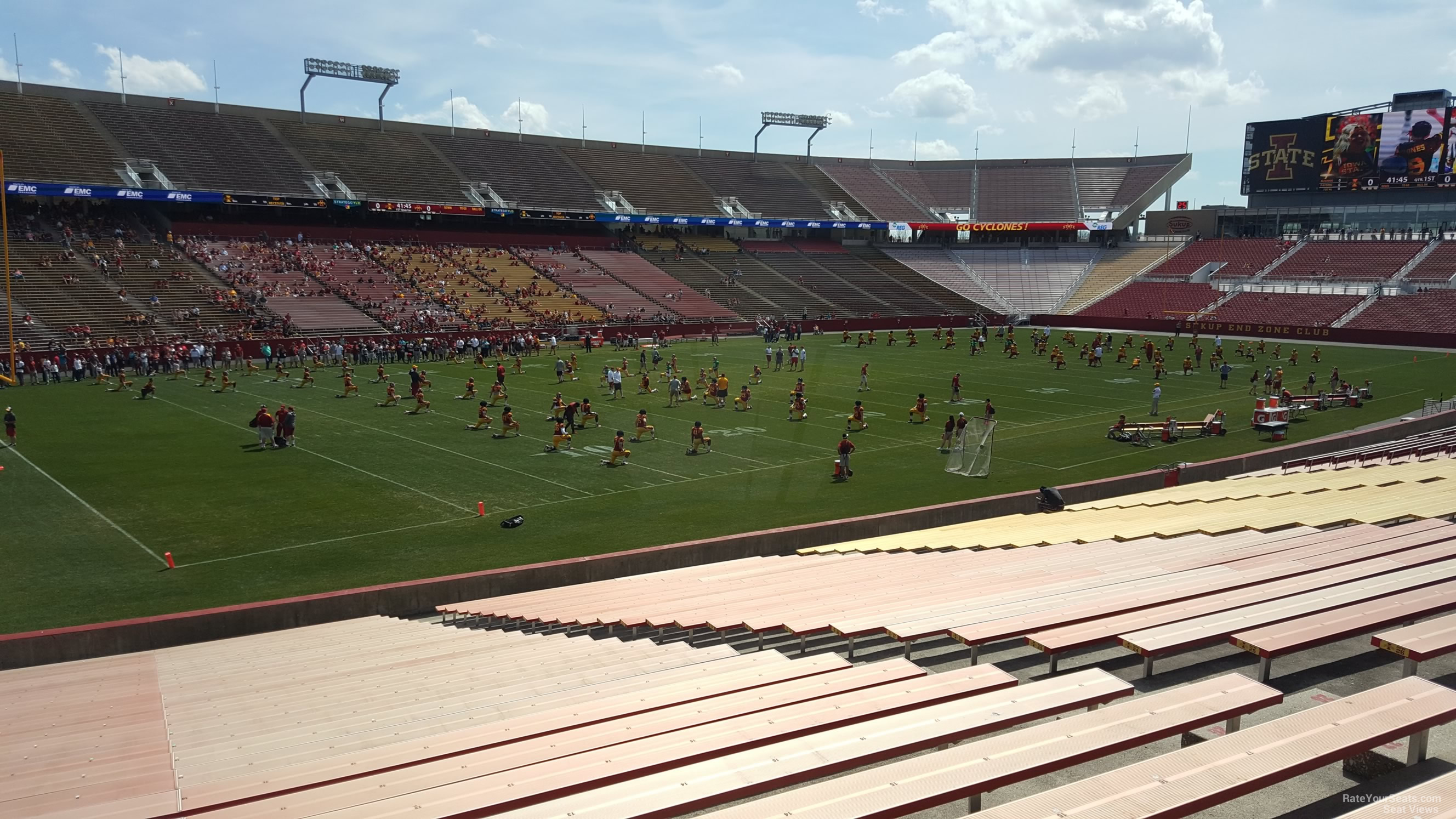 section 2, row 30 seat view  - jack trice stadium