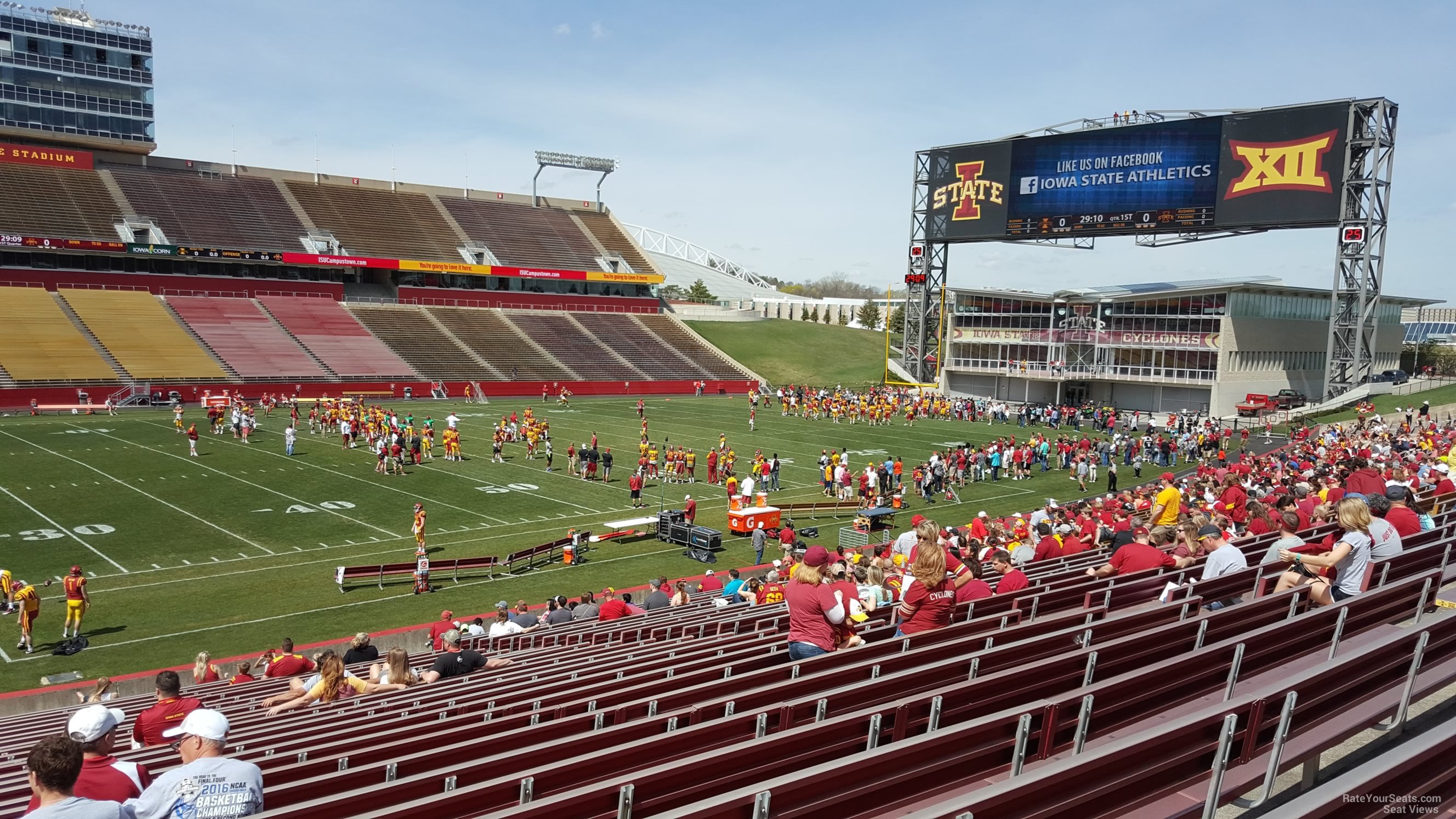 section 31, row 30 seat view  - jack trice stadium