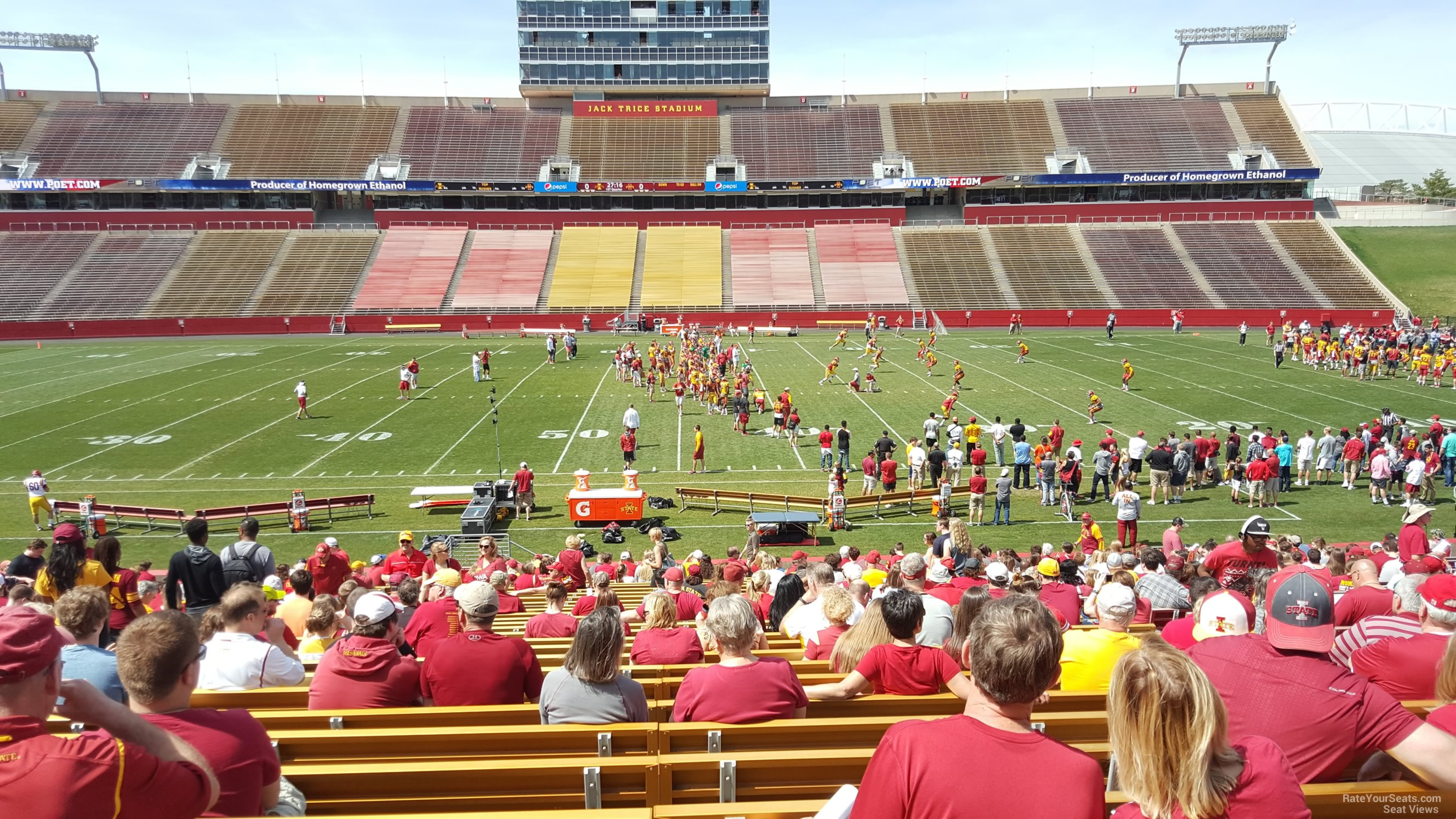 section 34, row 30 seat view  - jack trice stadium