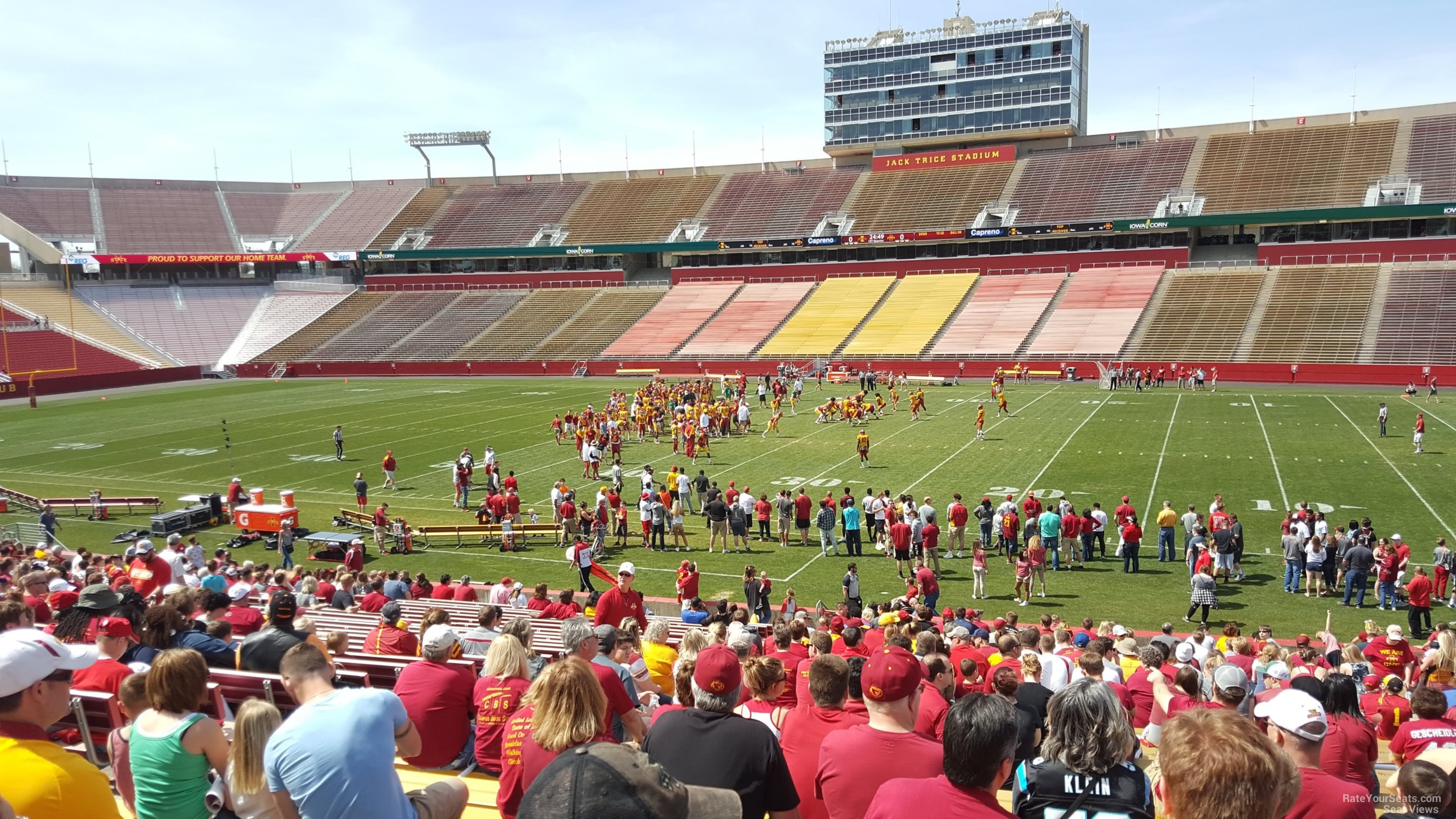 section 37, row 30 seat view  - jack trice stadium