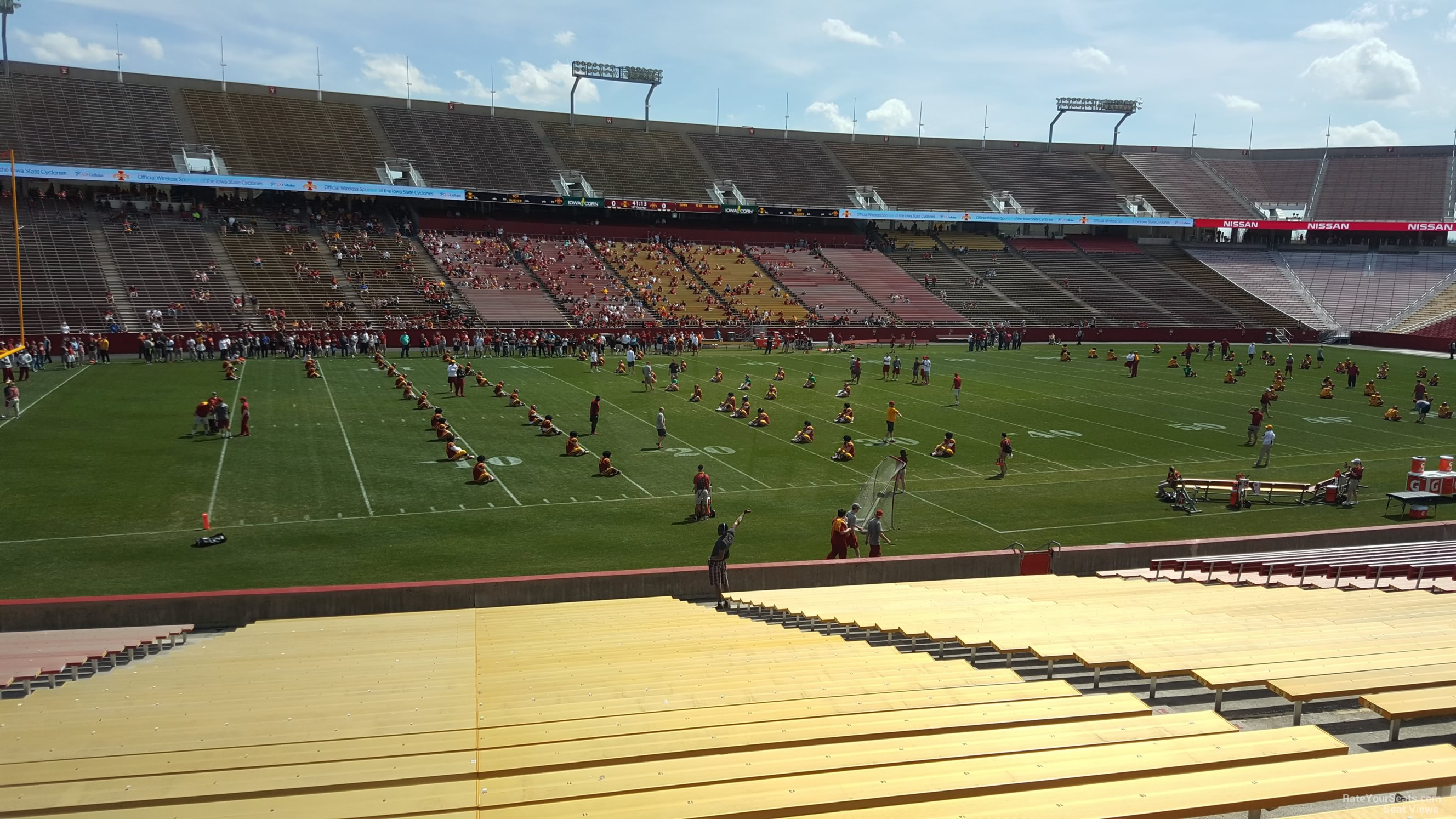 section 4, row 30 seat view  - jack trice stadium