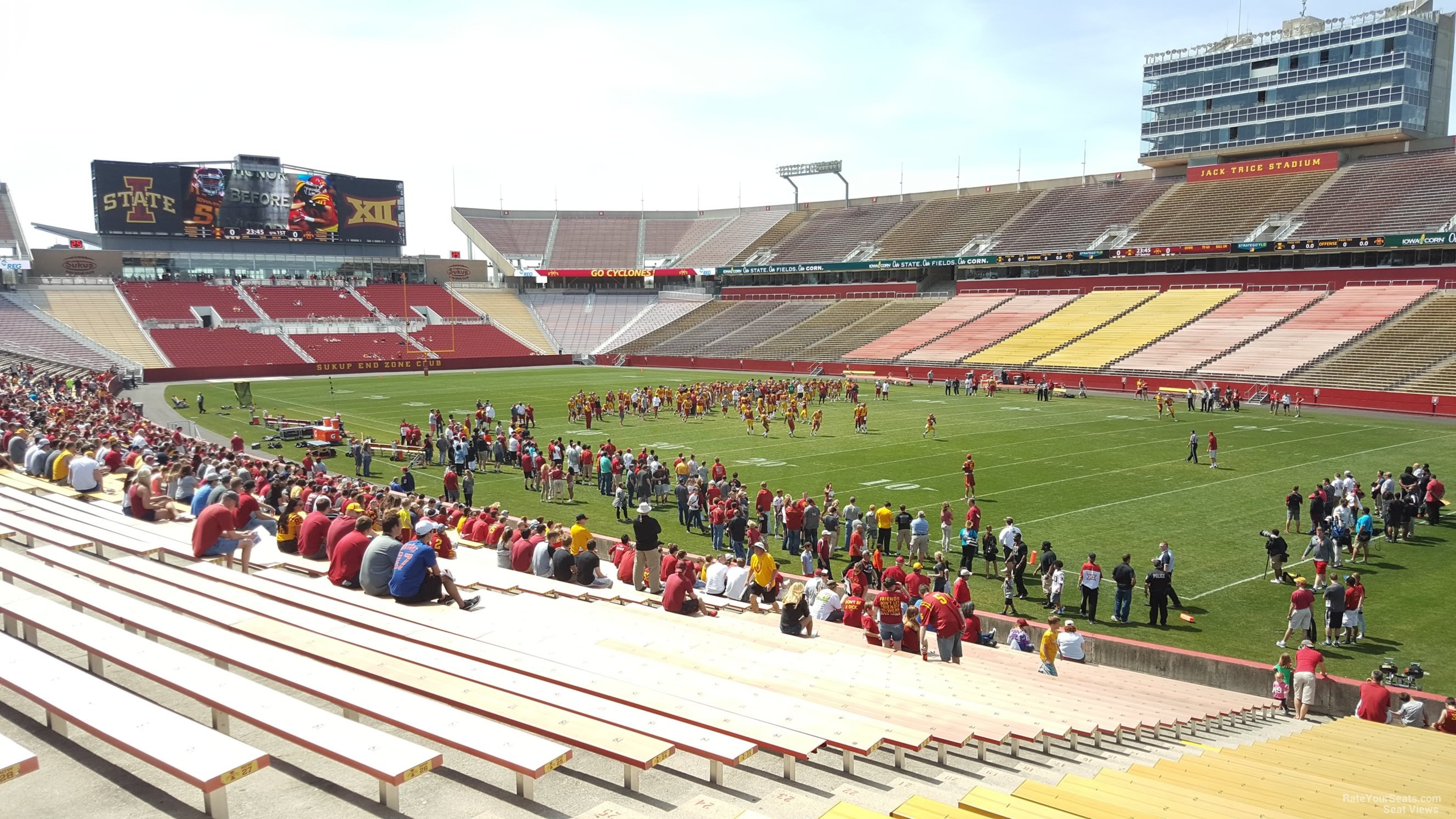 section 41, row 30 seat view  - jack trice stadium