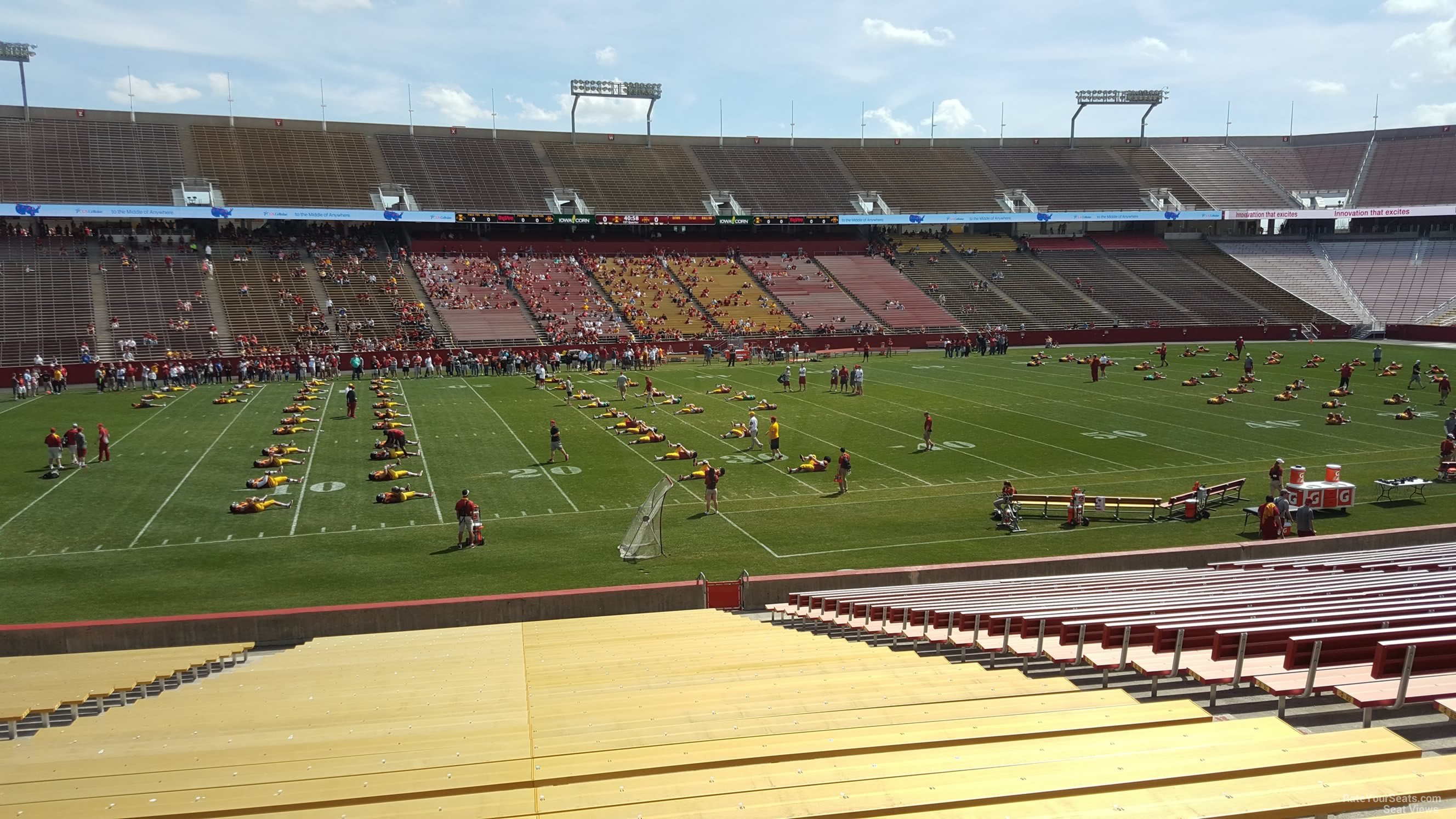 section 5, row 30 seat view  - jack trice stadium