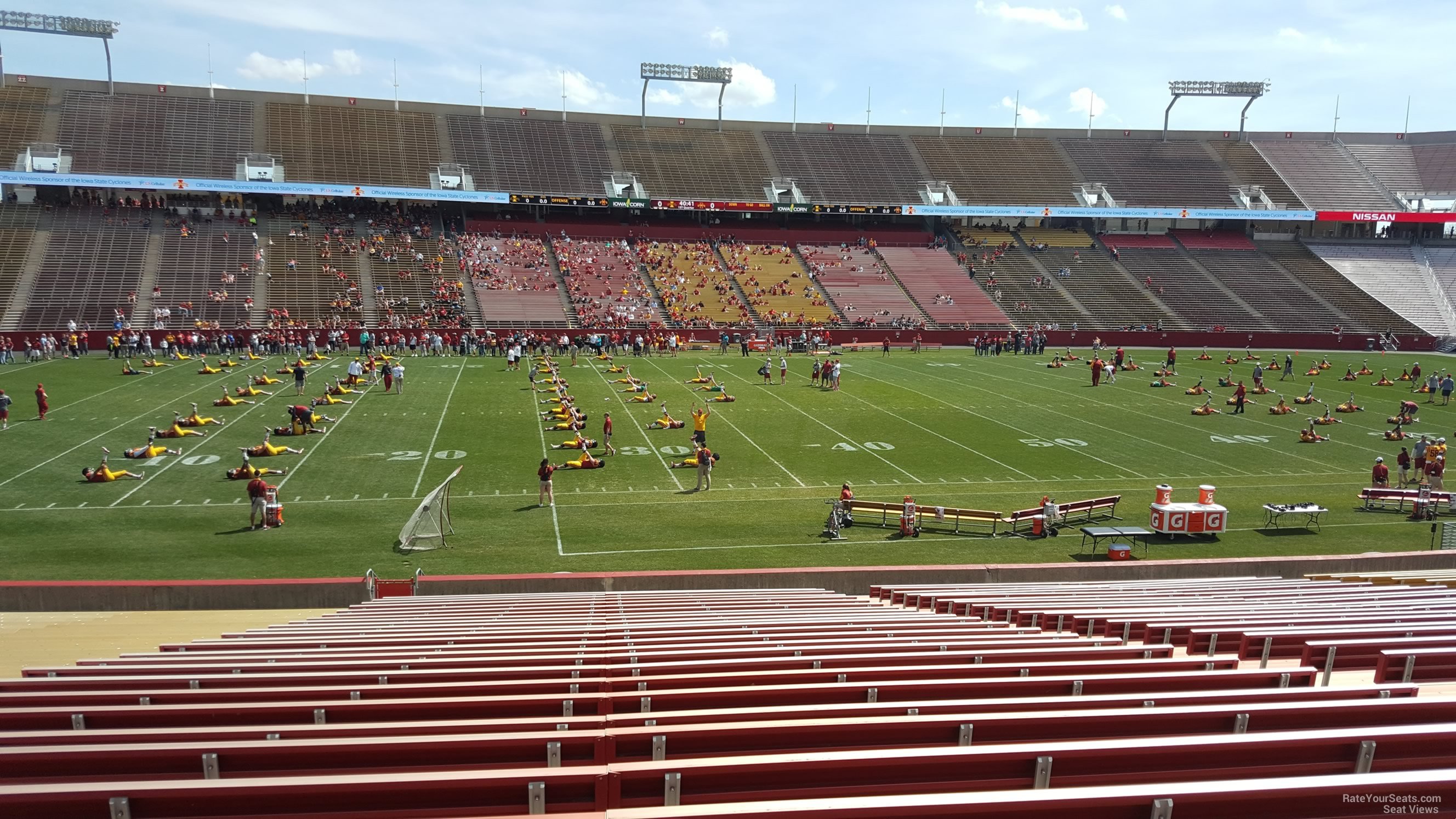 section 6, row 30 seat view  - jack trice stadium