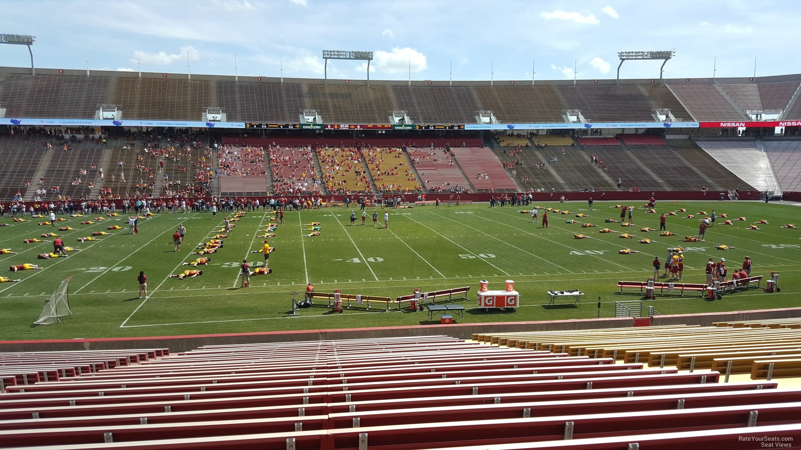 section 7, row 30 seat view  - jack trice stadium