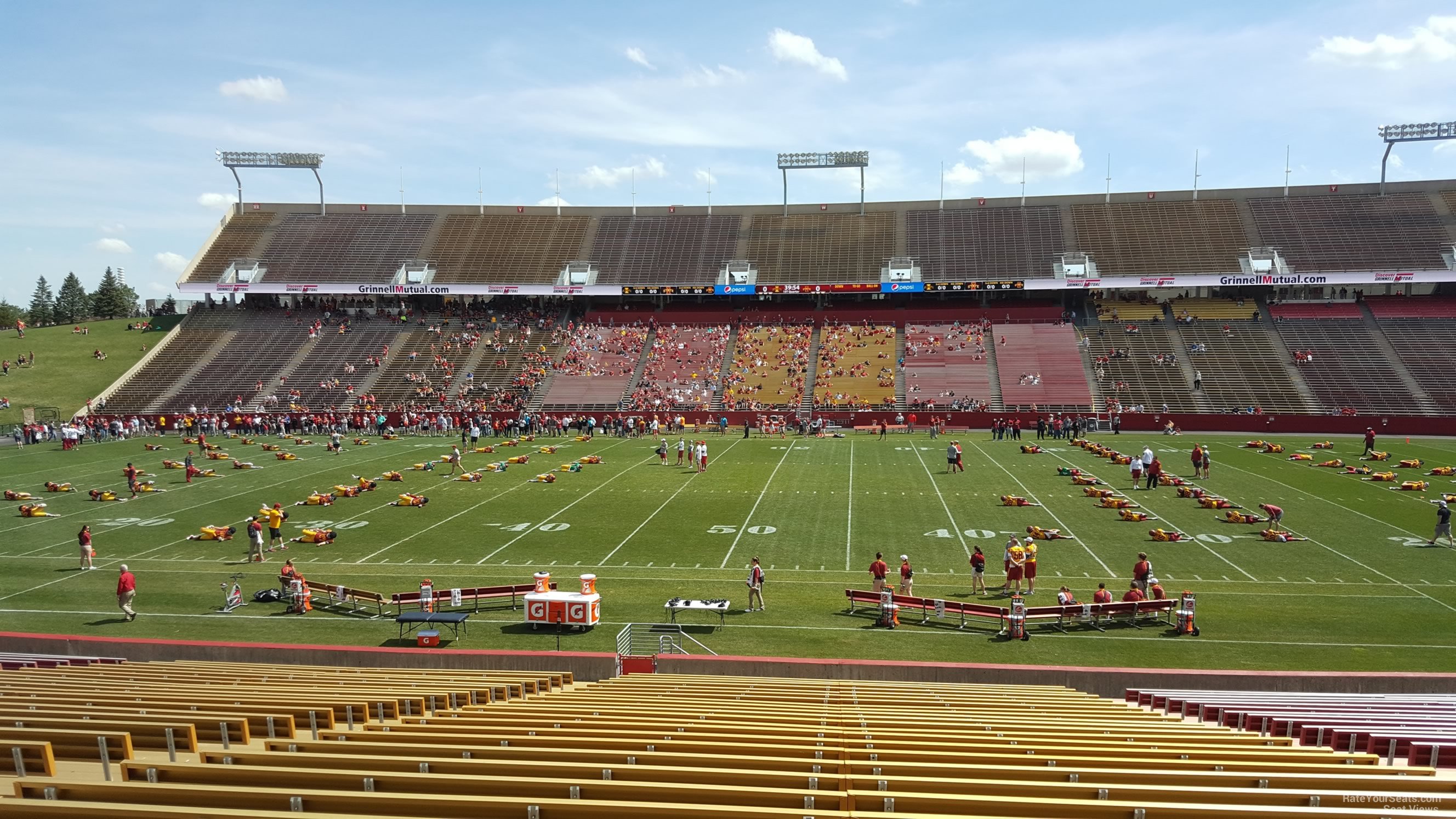 section 9, row 30 seat view  - jack trice stadium