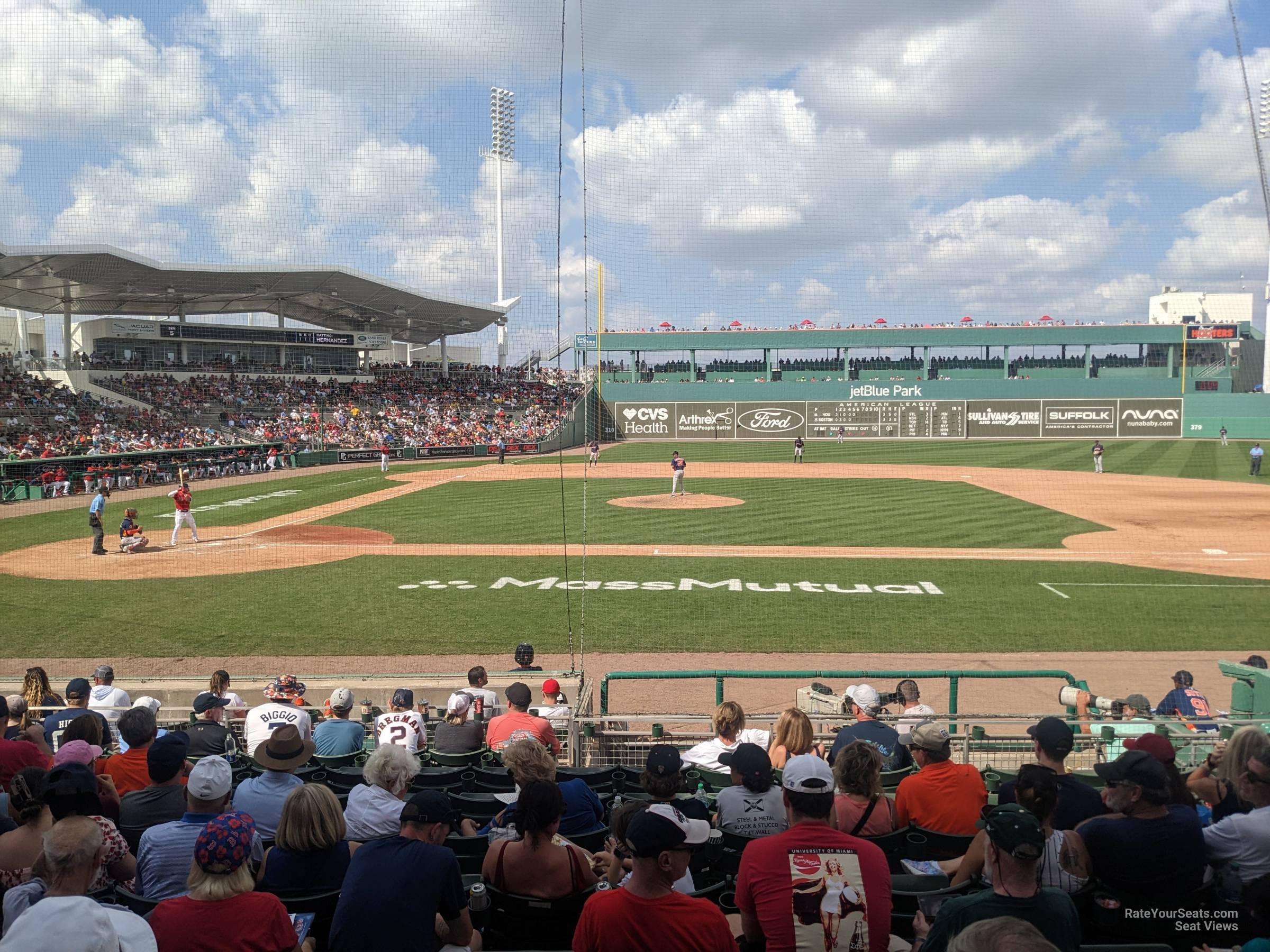 view from Section 105 