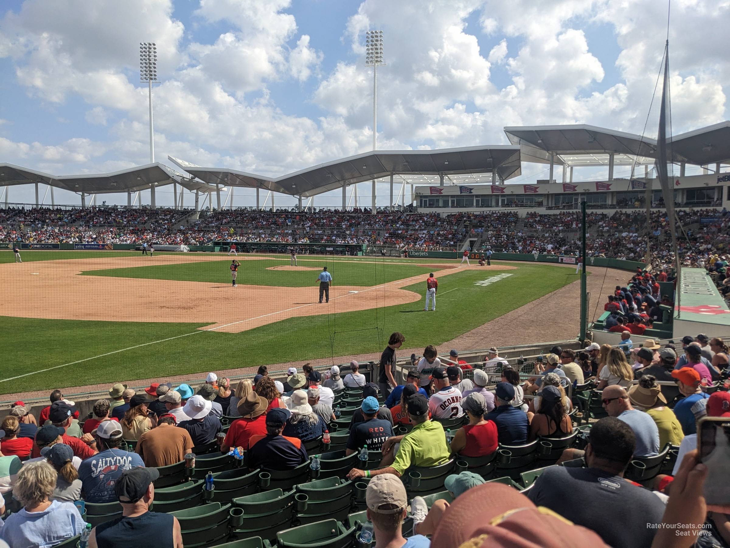 section 114, row 12 seat view  for baseball - jetblue park