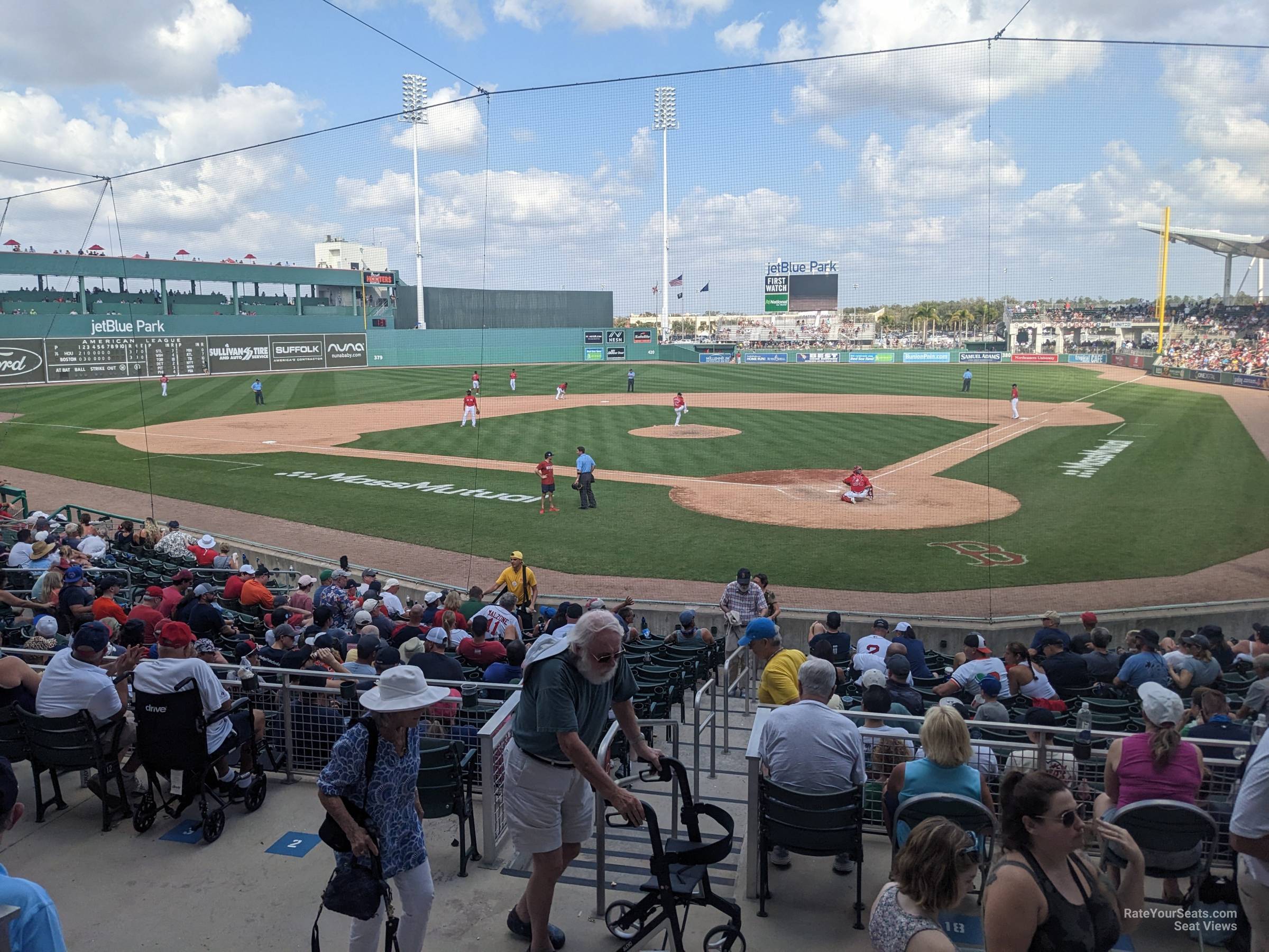 section 202, row 3 seat view  - jetblue park