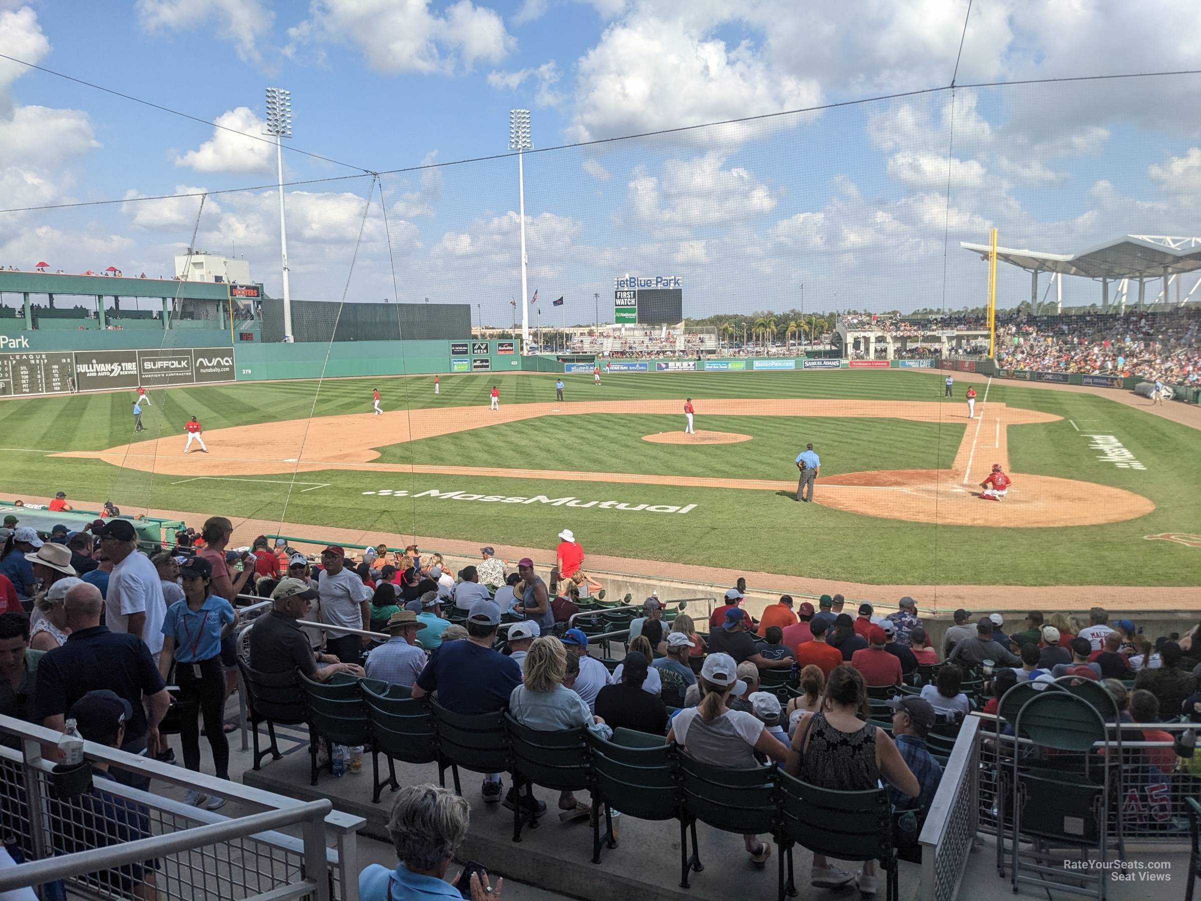 section 204, row 3 seat view  - jetblue park