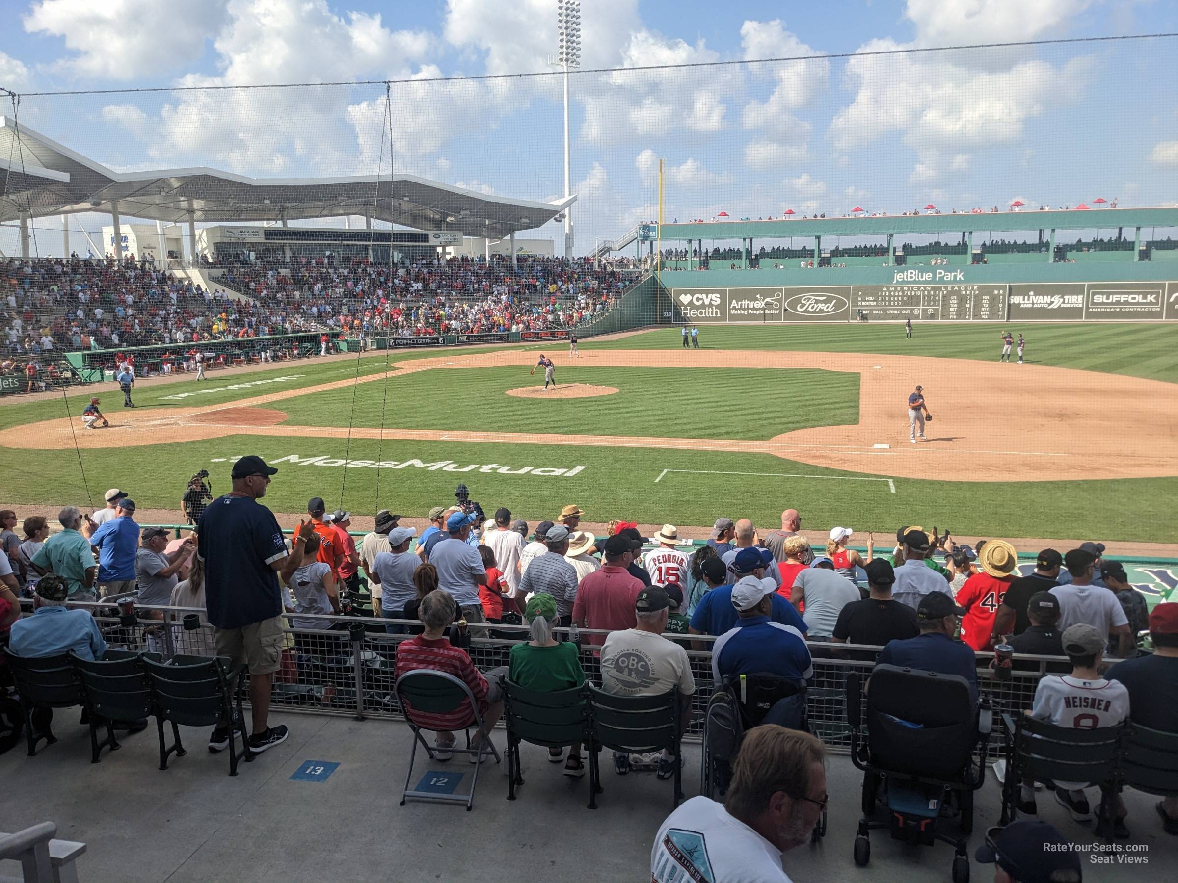 section 209, row 1 seat view  - jetblue park