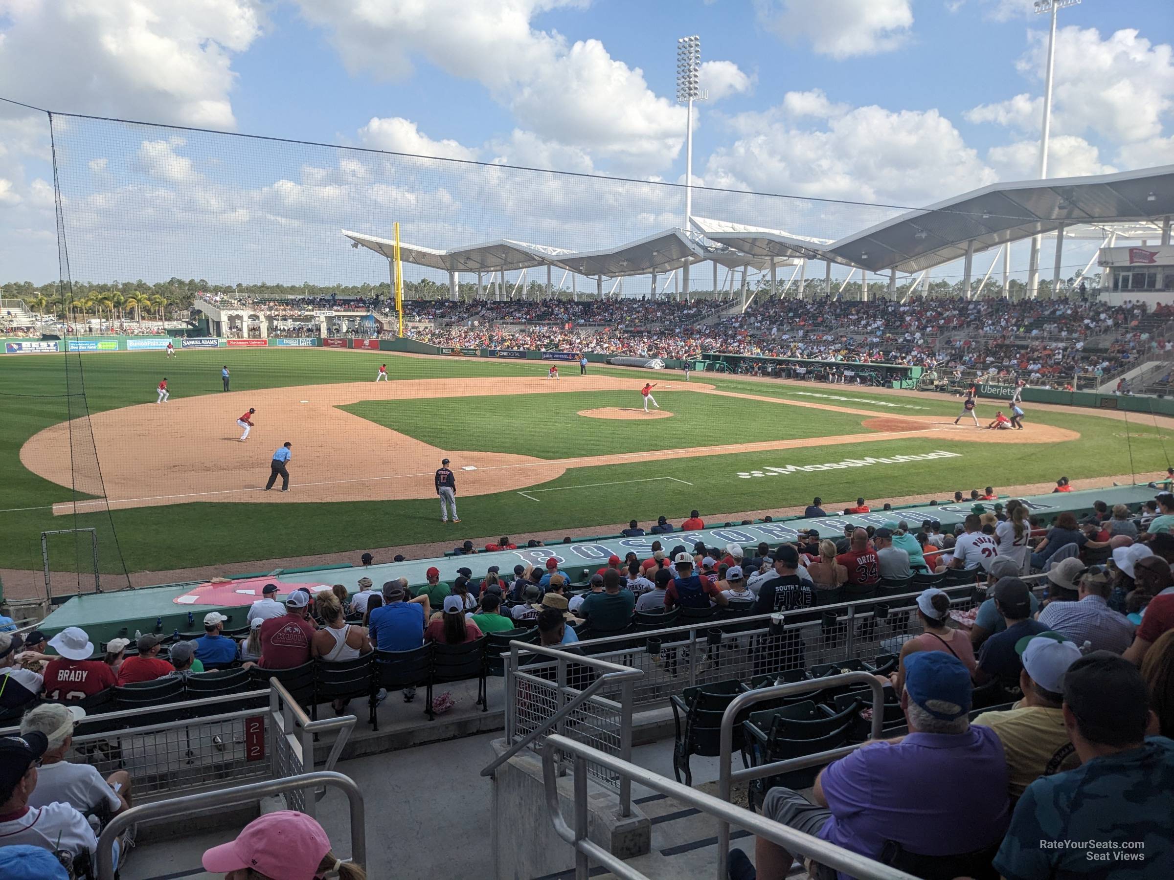 section 212, row 7 seat view  for baseball - jetblue park