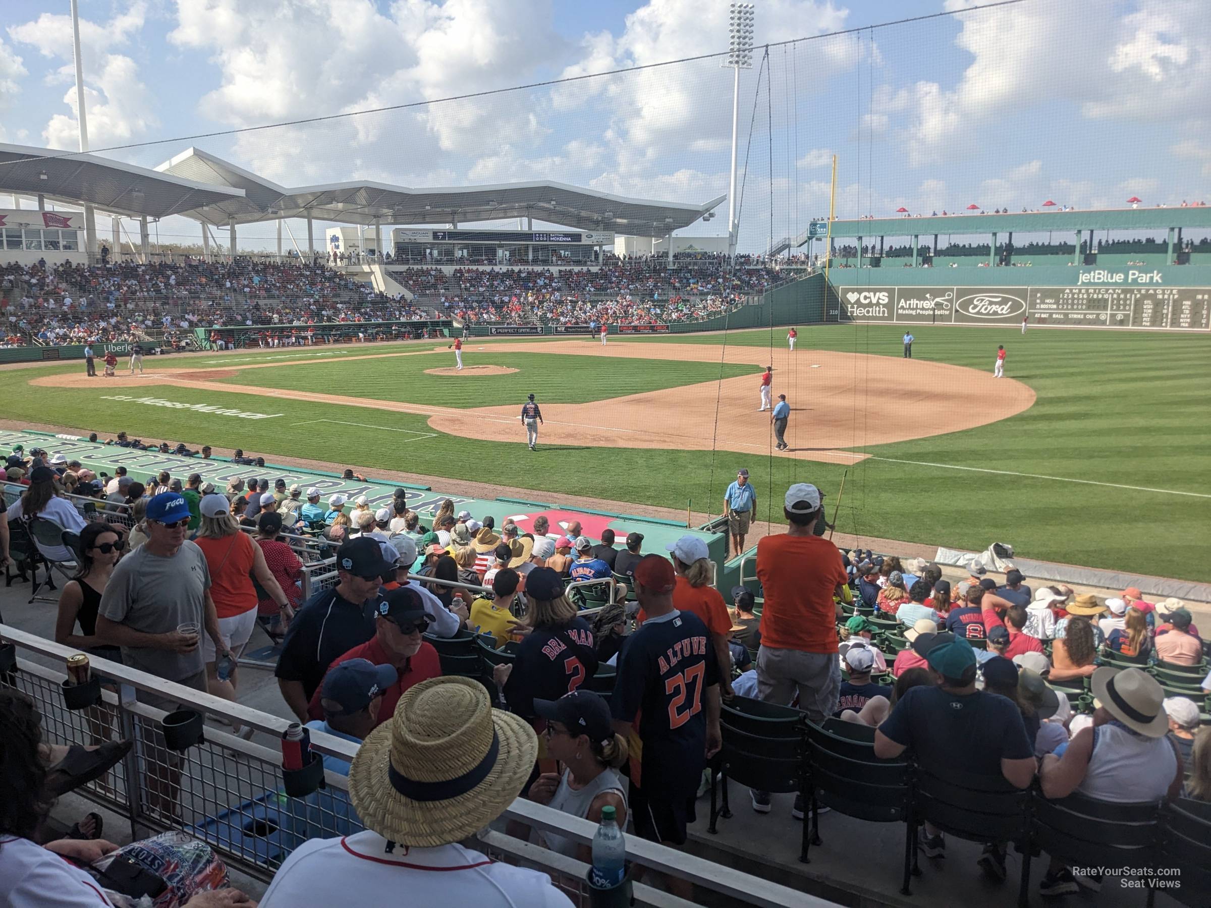 section 213, row 3 seat view  - jetblue park