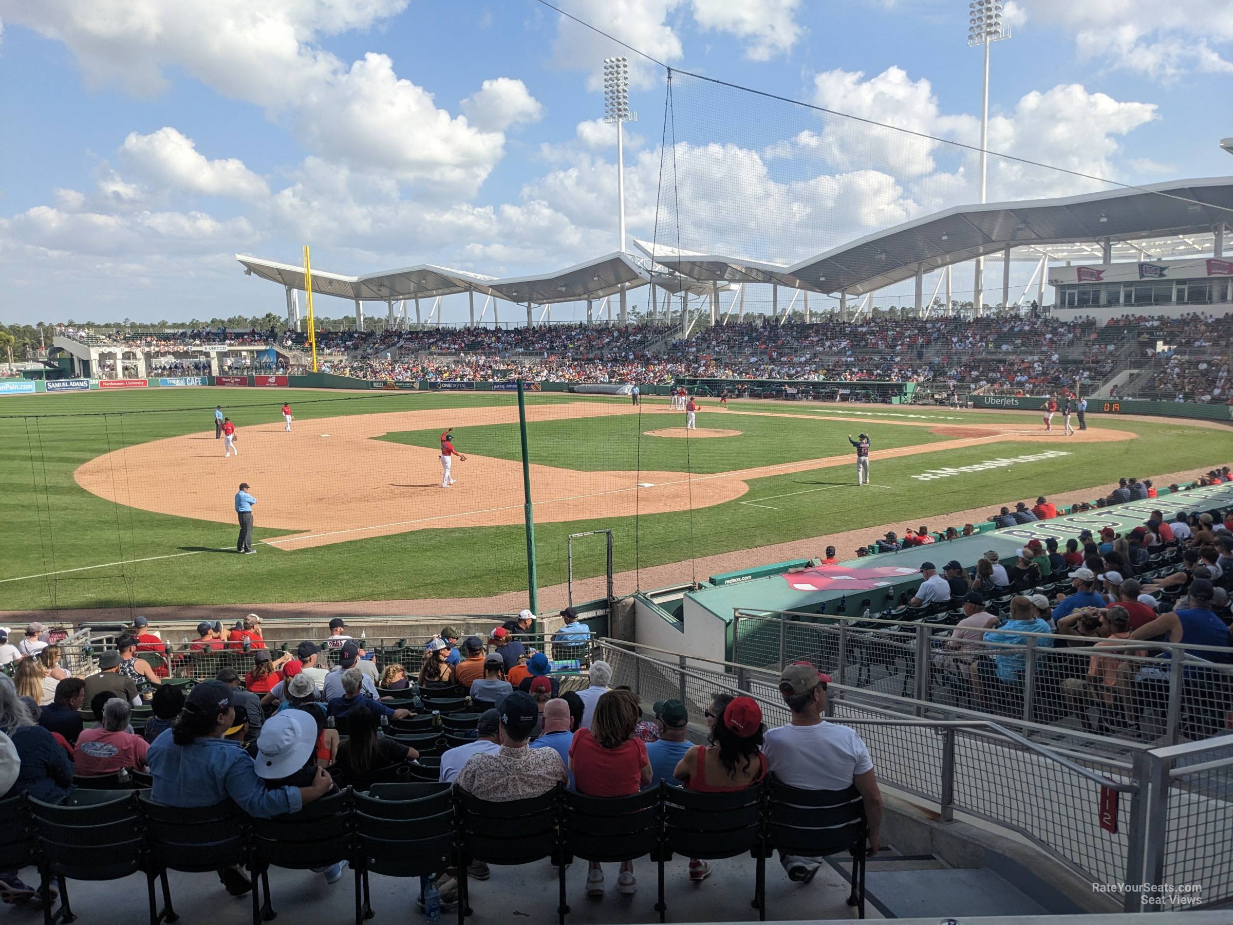 section 214, row 3 seat view  - jetblue park