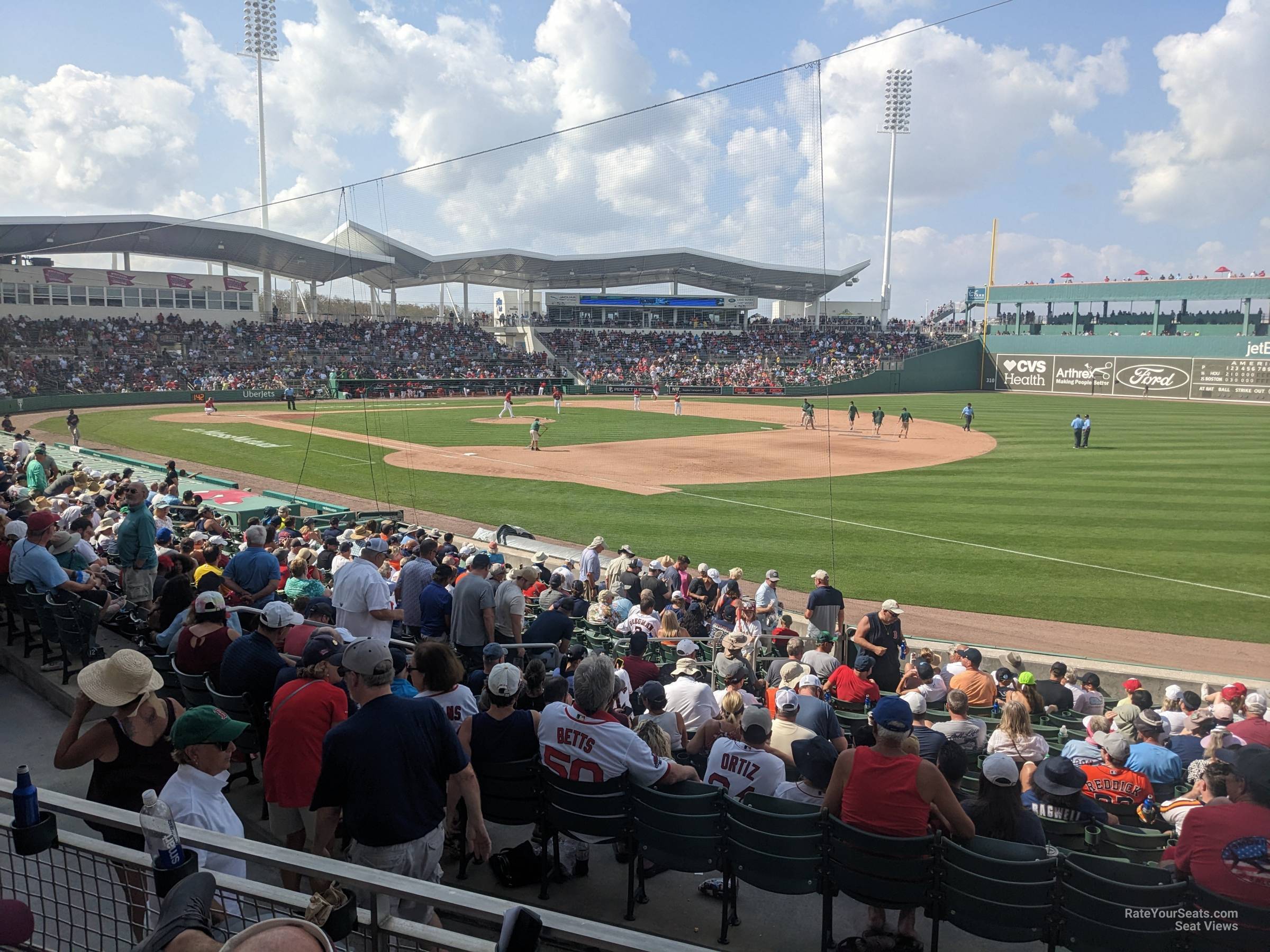 section 215, row 3 seat view  - jetblue park