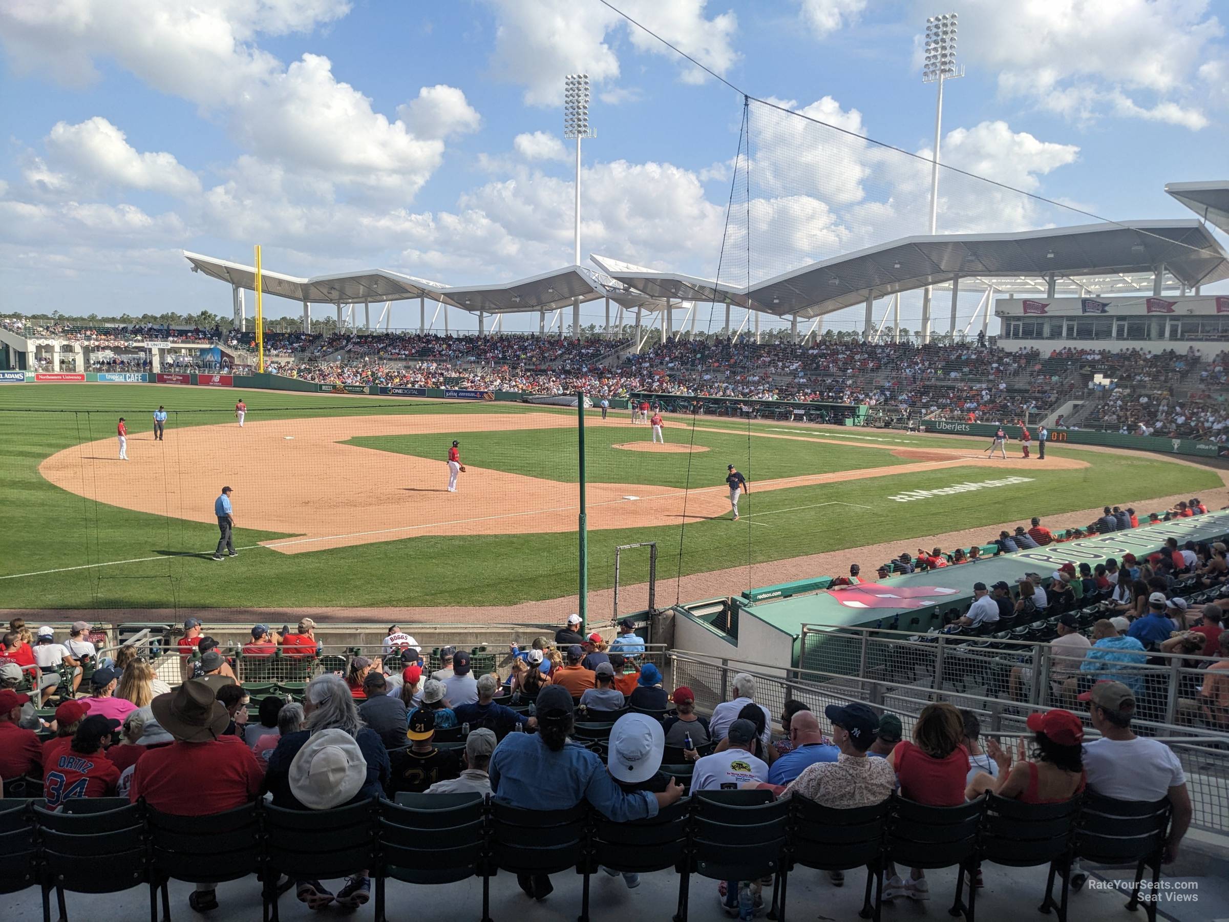 section 216, row 3 seat view  - jetblue park