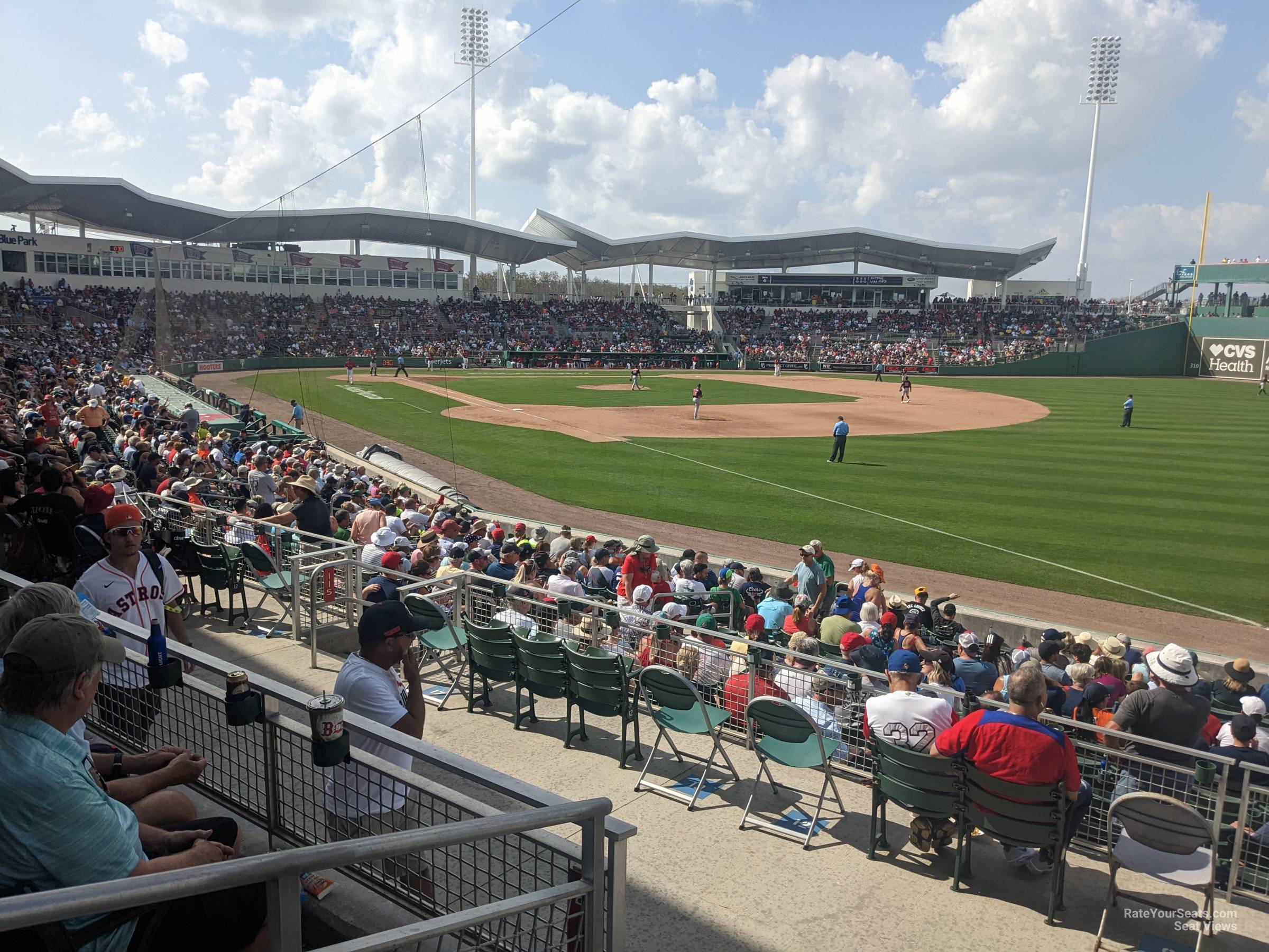 section 219, row 3 seat view  - jetblue park