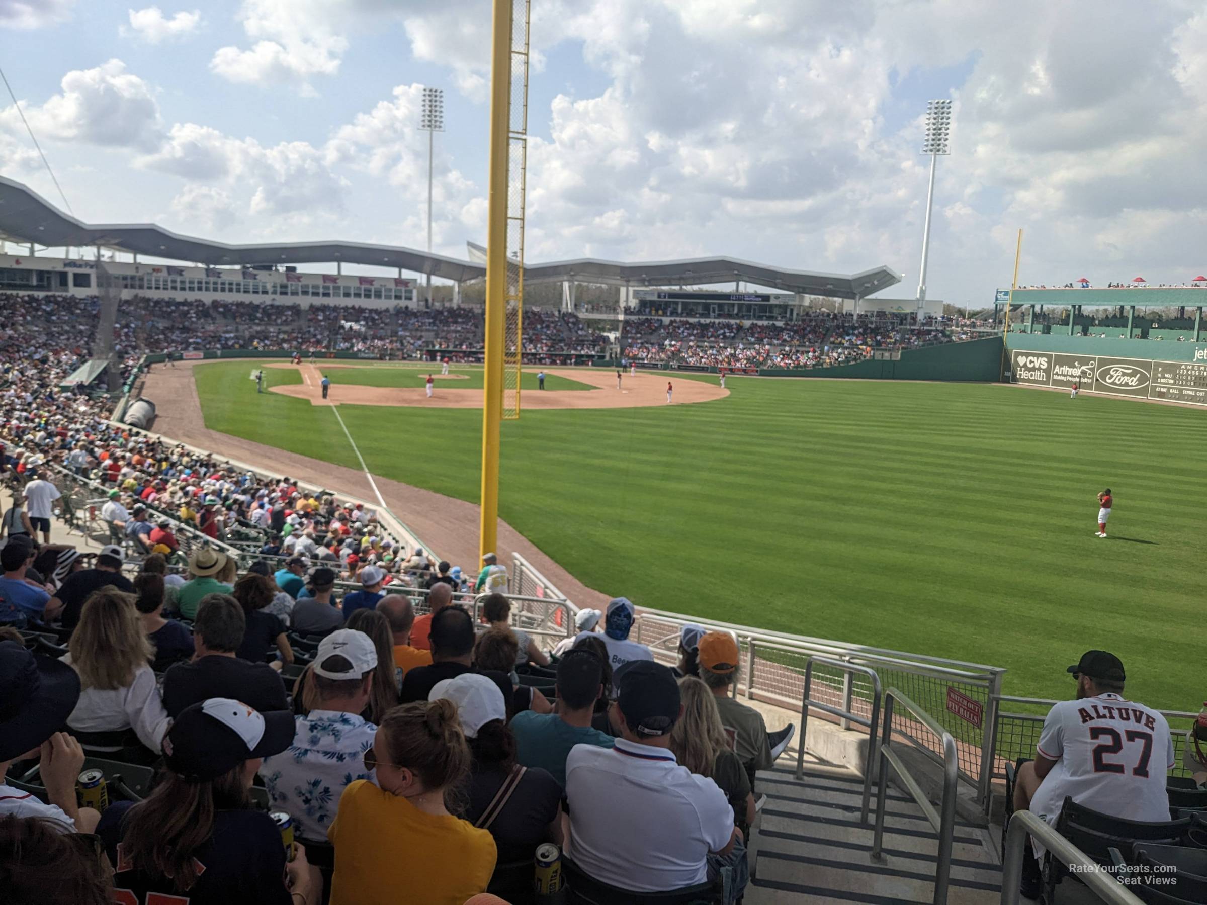section 223, row 13 seat view  for baseball - jetblue park