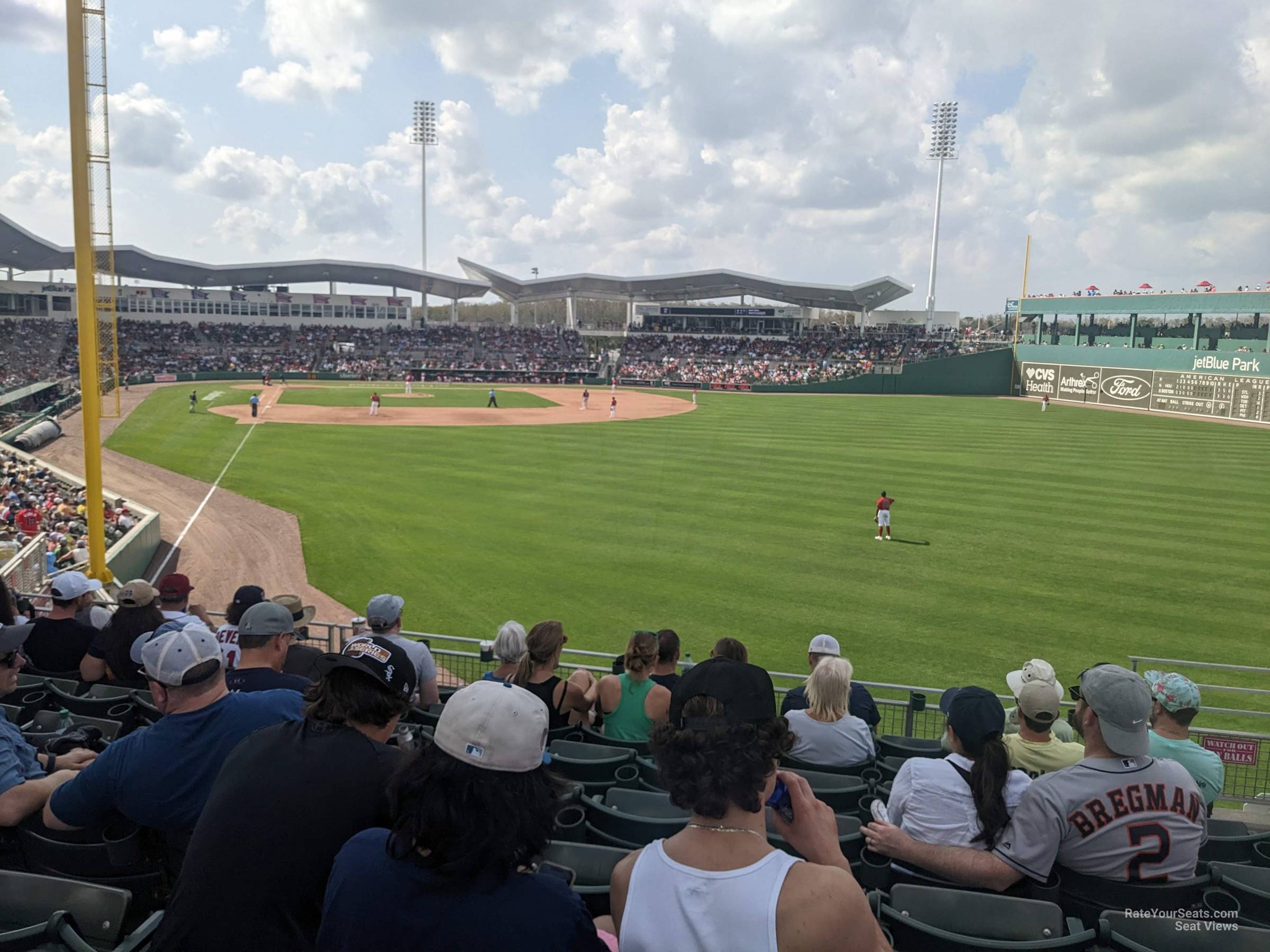 section 225, row 13 seat view  for baseball - jetblue park
