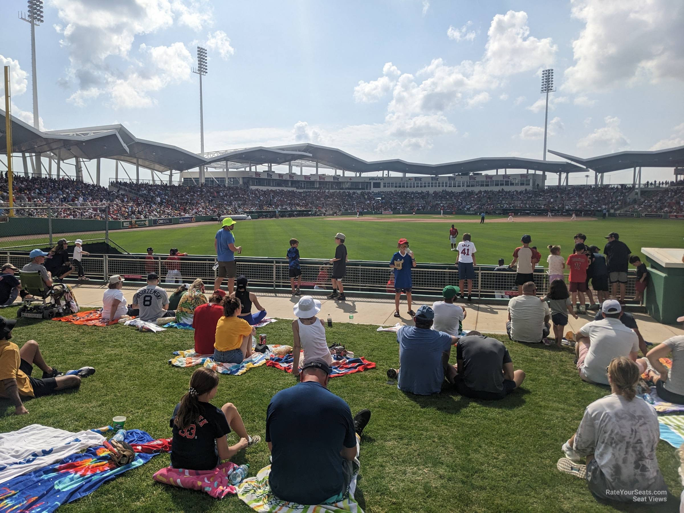 lawn seat view  - jetblue park