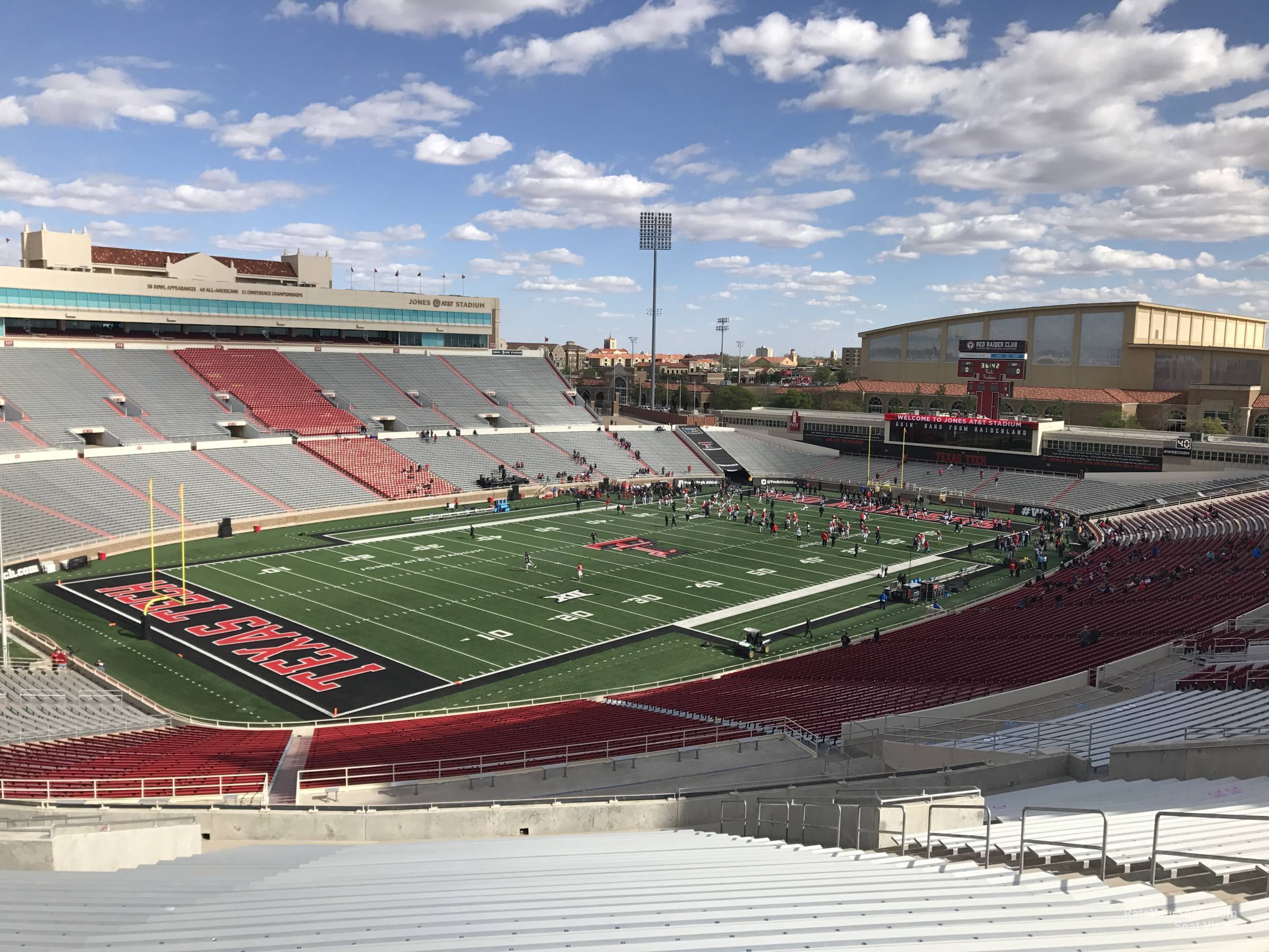 section 110, row 50 seat view  - jones at&t stadium