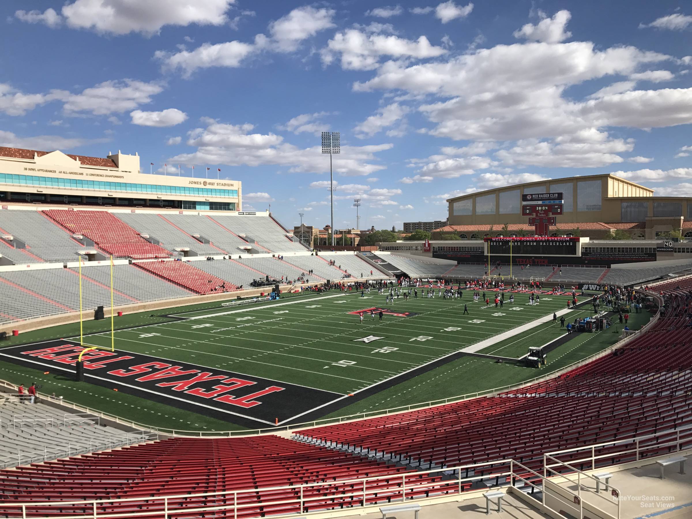 section 111, row 20 seat view  - jones at&t stadium