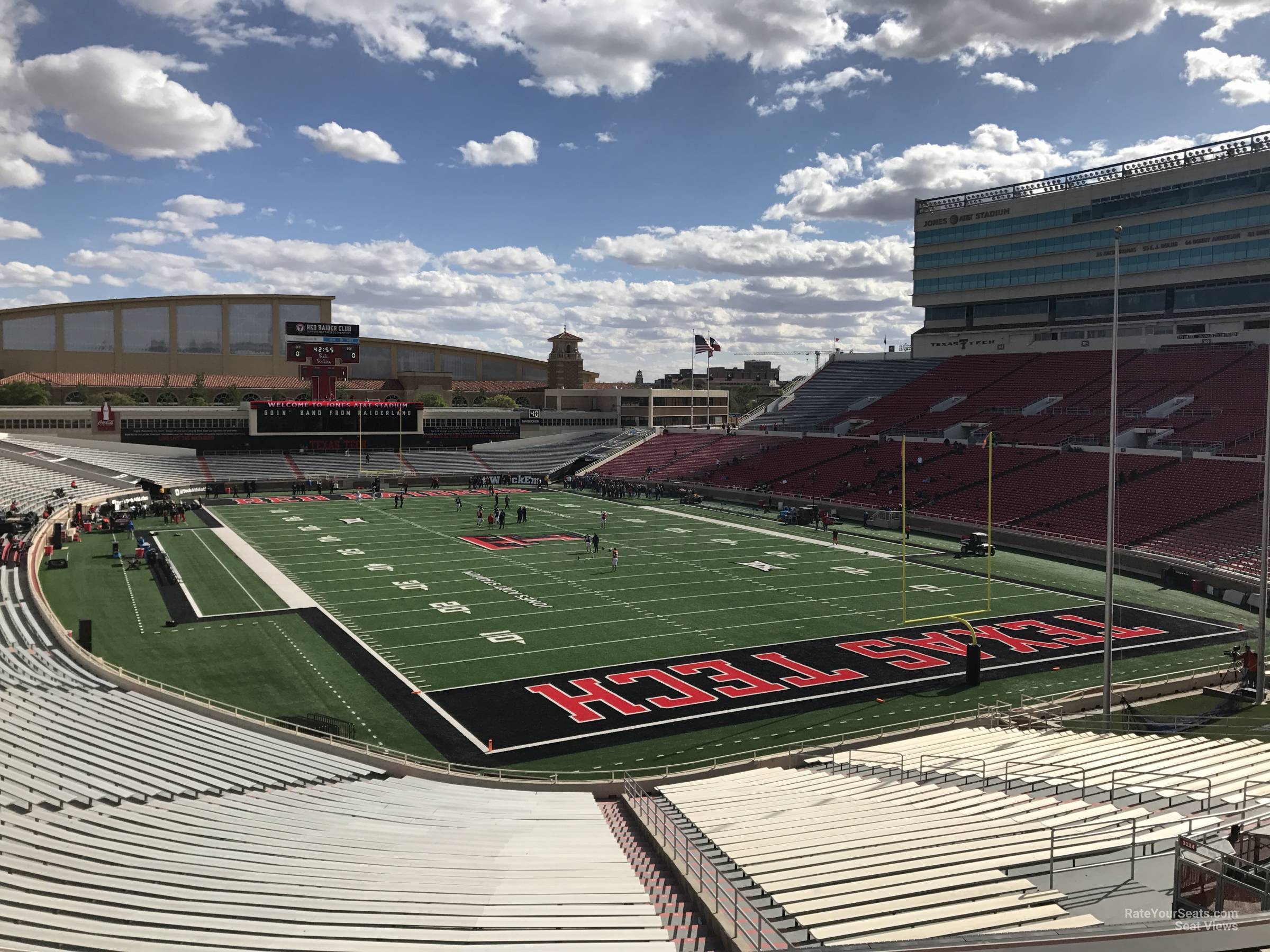 section 112b, row 20 seat view  - jones at&t stadium