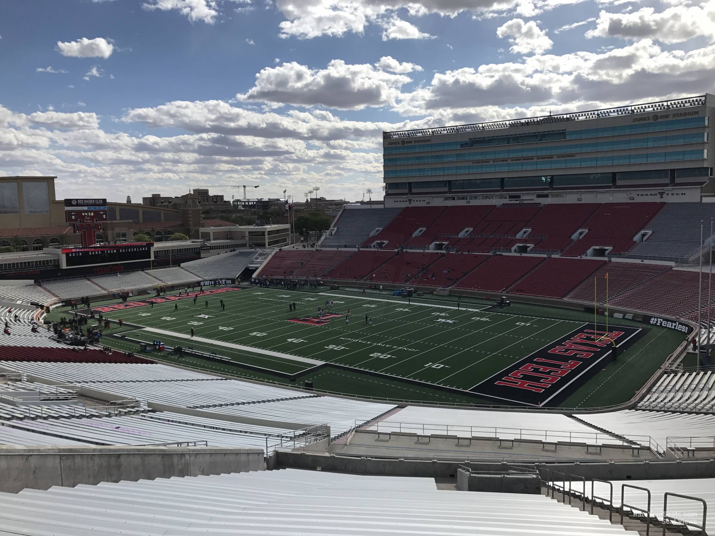 section 115, row 50 seat view  - jones at&t stadium