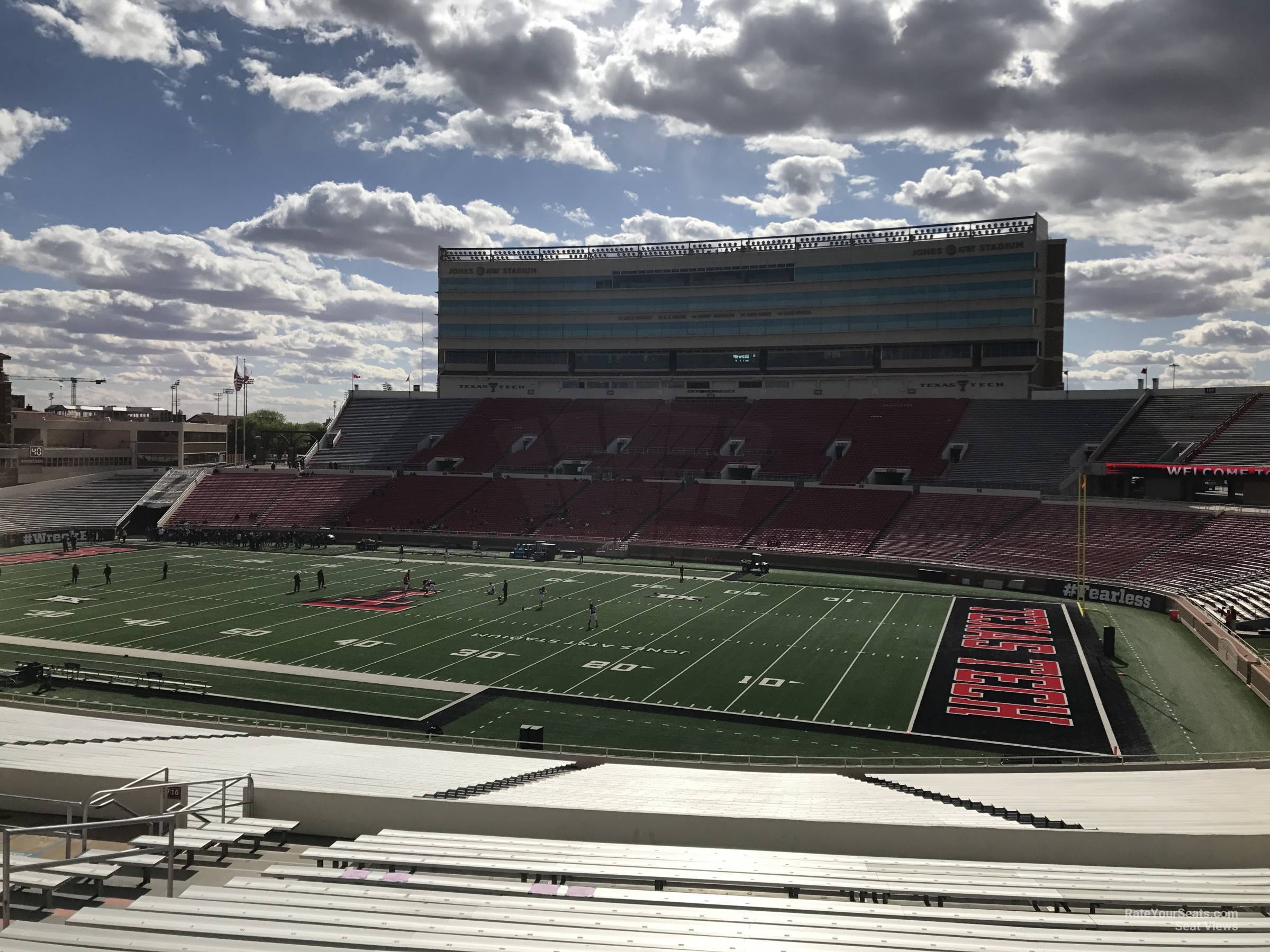 section 116, row 20 seat view  - jones at&t stadium