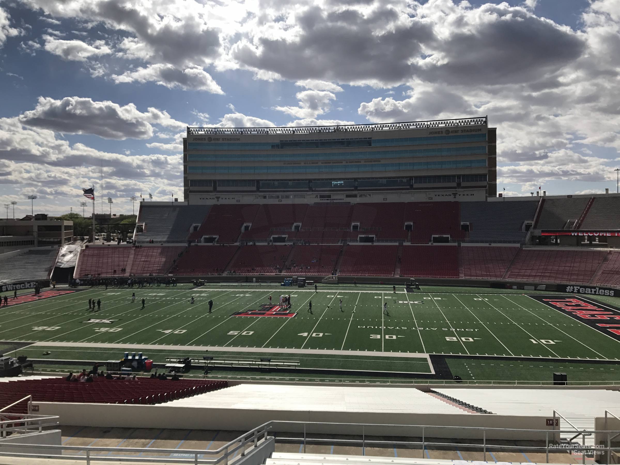 section 118, row 20 seat view  - jones at&t stadium