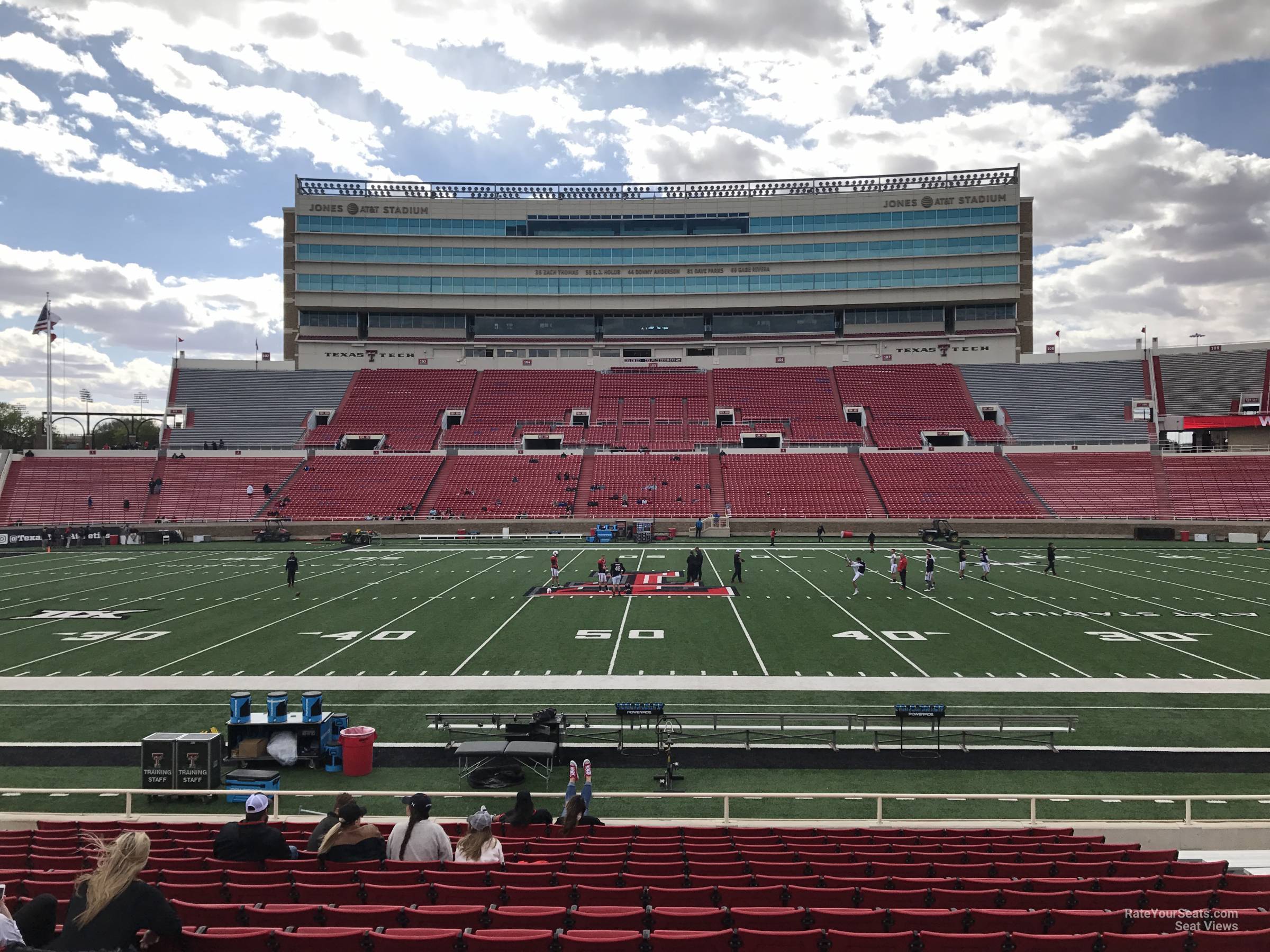 section 19, row 18 seat view  - jones at&t stadium