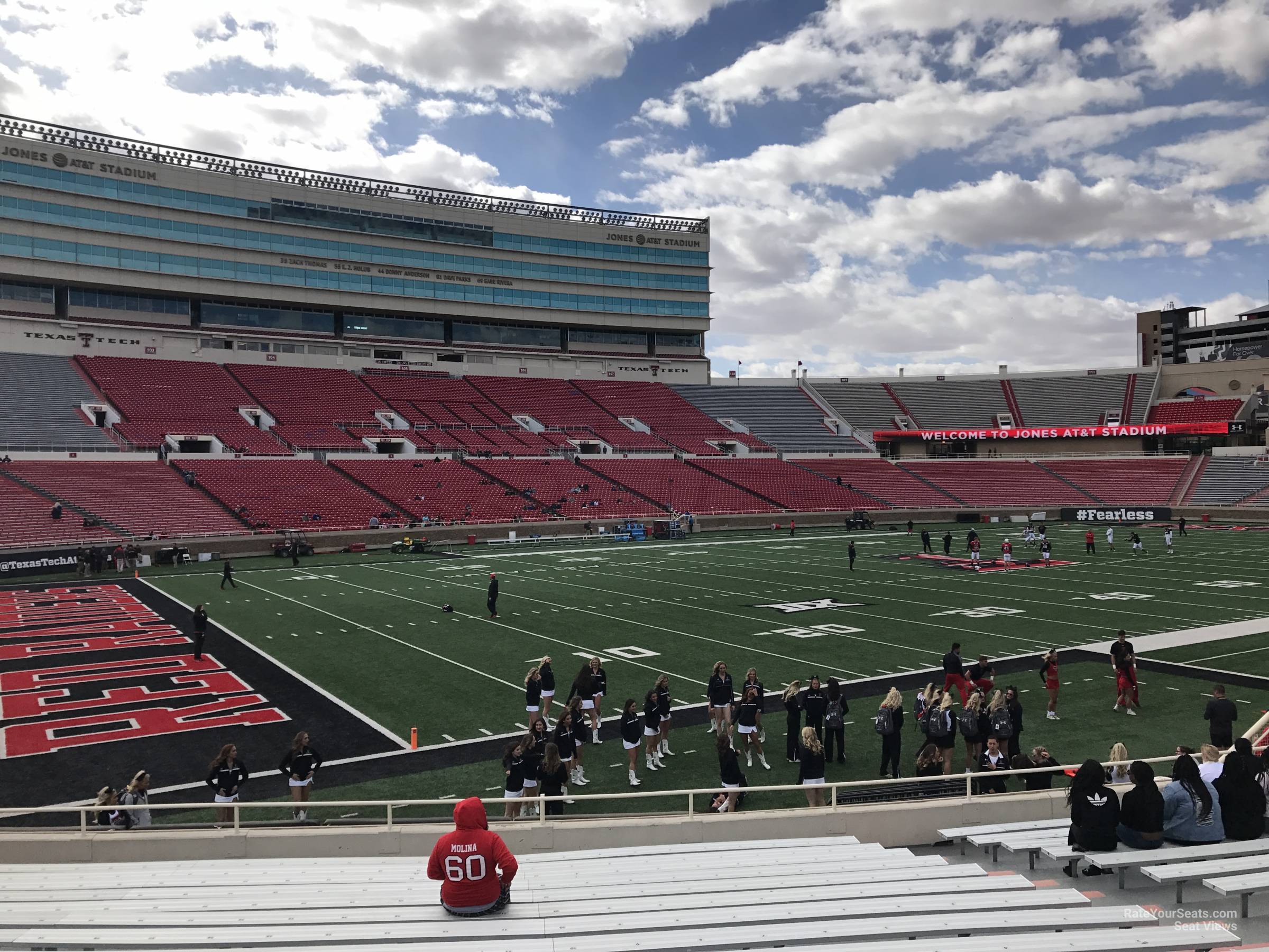 section 23, row 18 seat view  - jones at&t stadium