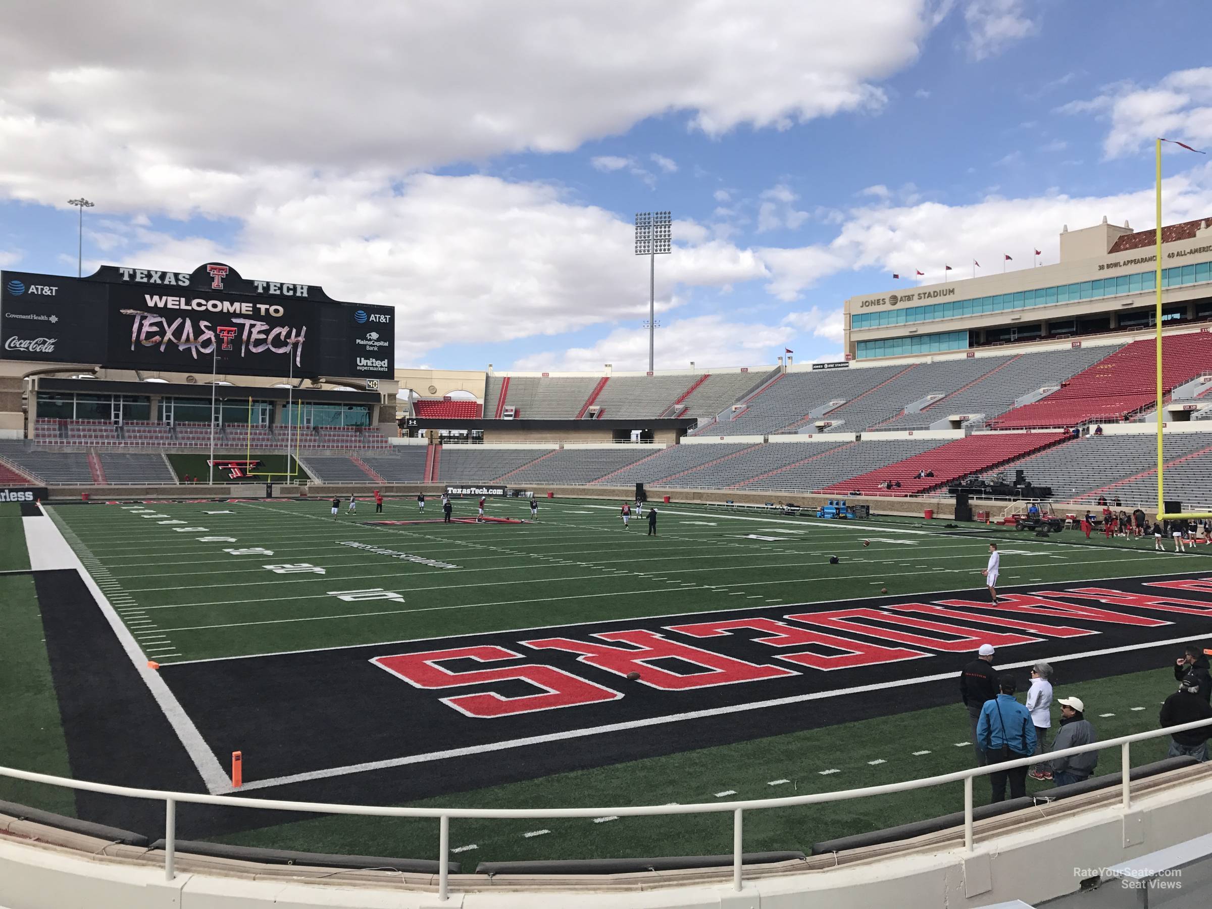 section 28, row 10 seat view  - jones at&t stadium