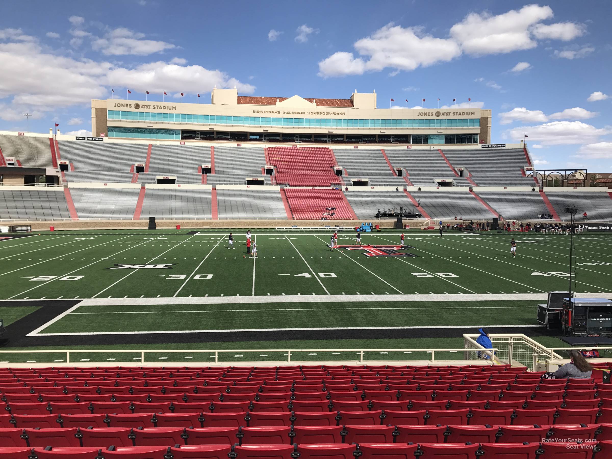 section 6, row 18 seat view  - jones at&t stadium