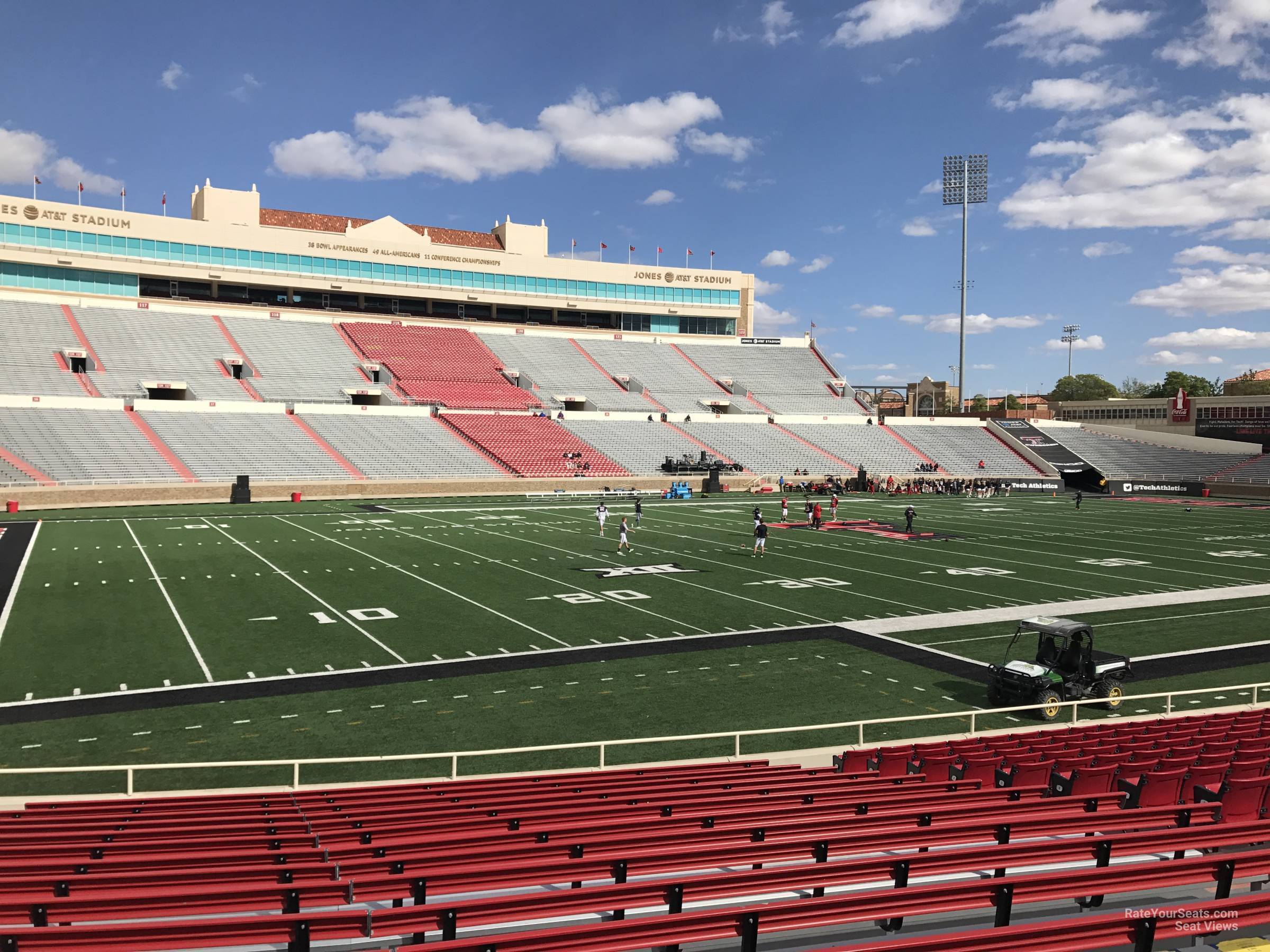 section 8, row 18 seat view  - jones at&t stadium