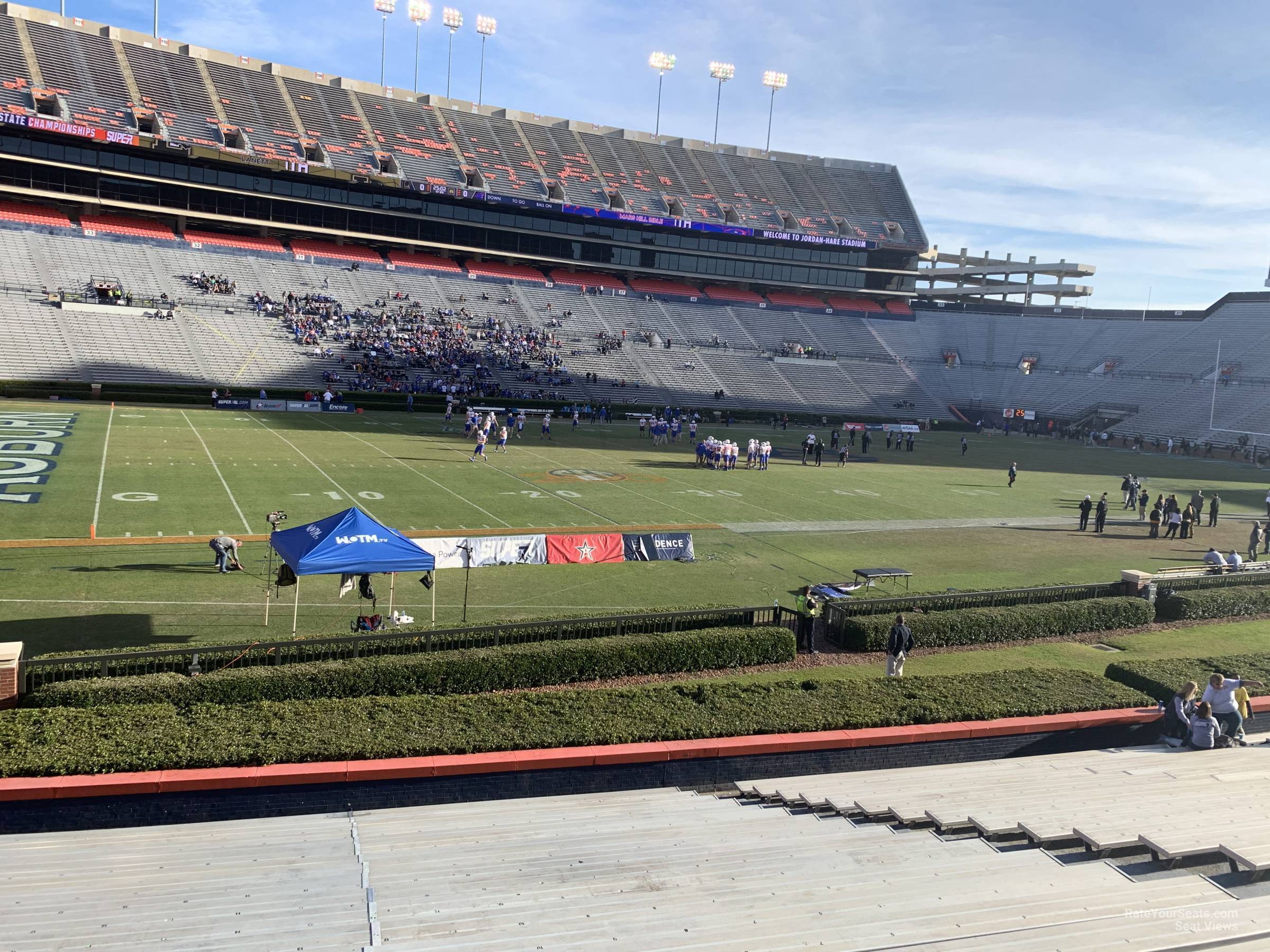 section 2, row 20 seat view  - jordan-hare stadium