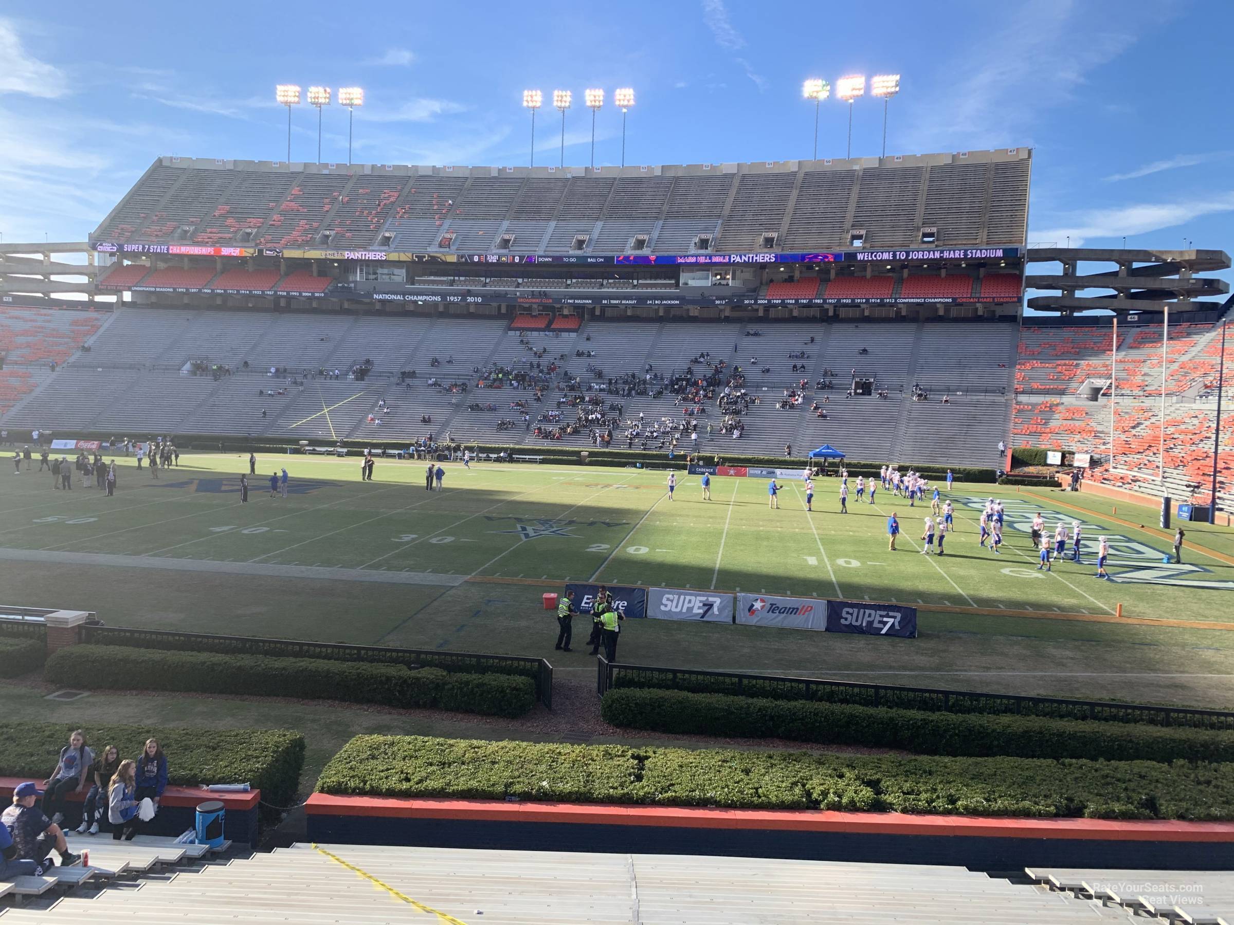 section 32, row 20 seat view  - jordan-hare stadium