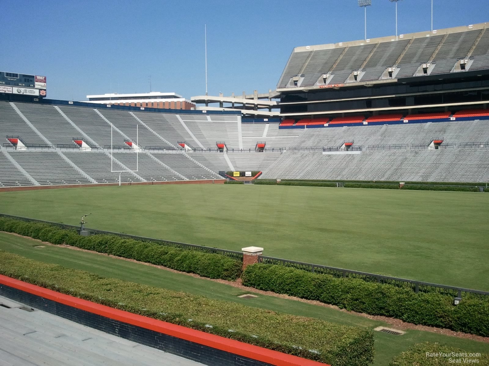 section 10, row 14 seat view  - jordan-hare stadium