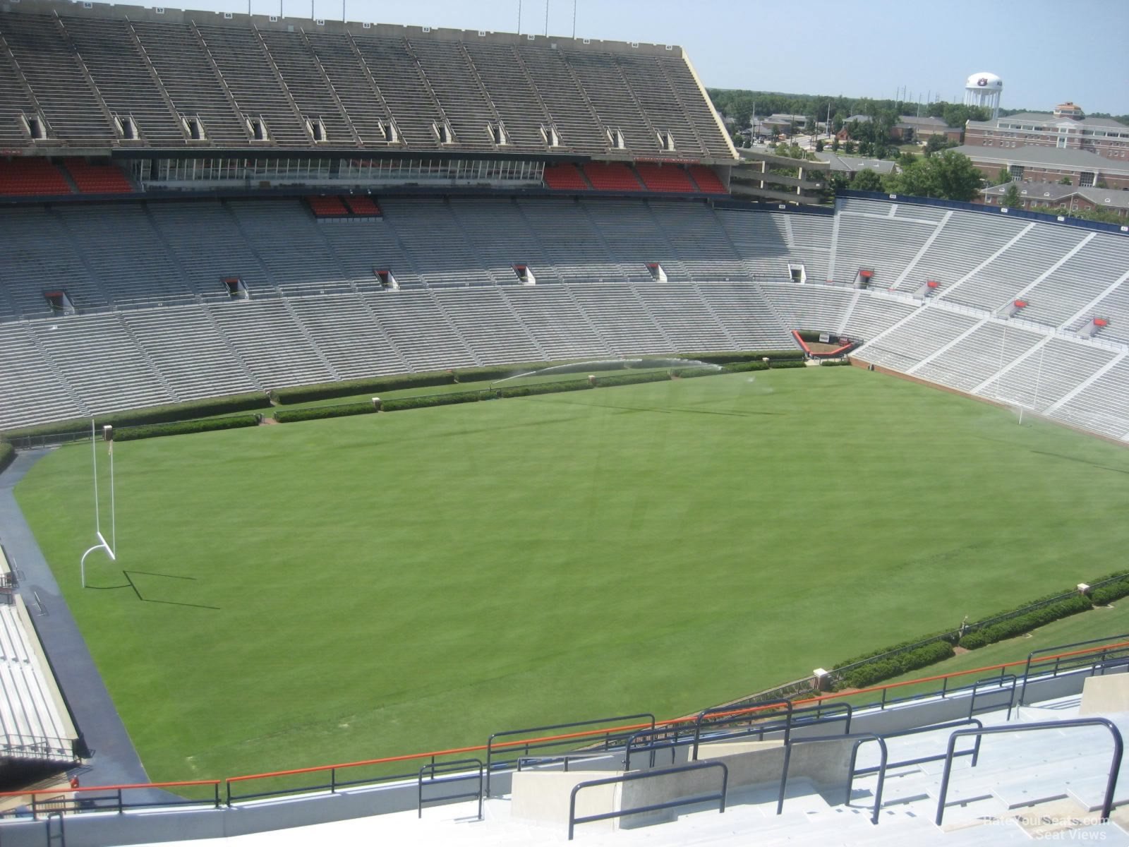 section 100, row 24 seat view  - jordan-hare stadium