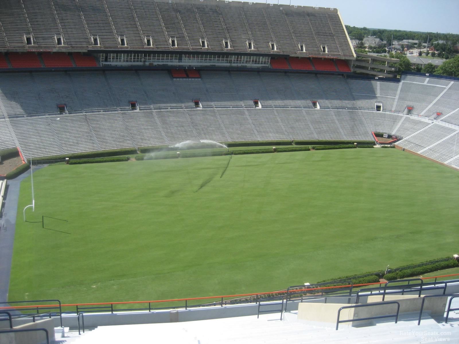 section 102, row 24 seat view  - jordan-hare stadium