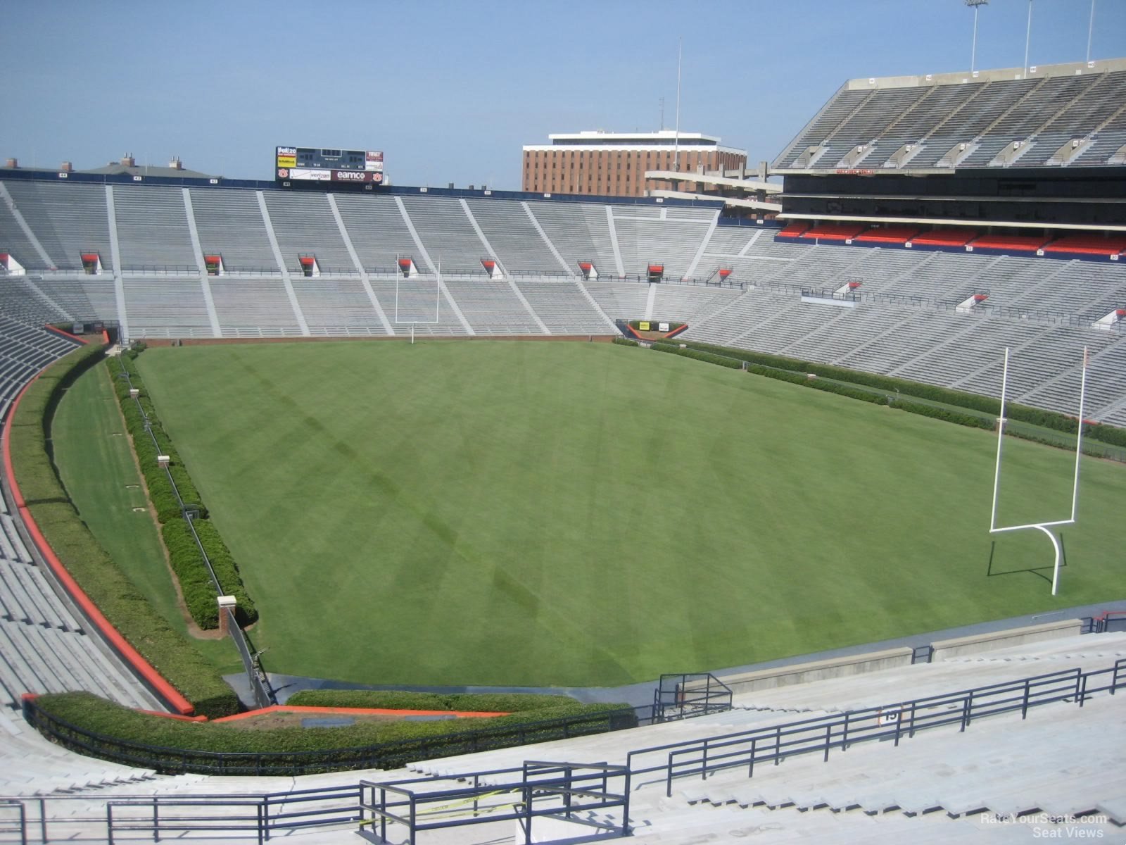 section 14, row 51 seat view  - jordan-hare stadium