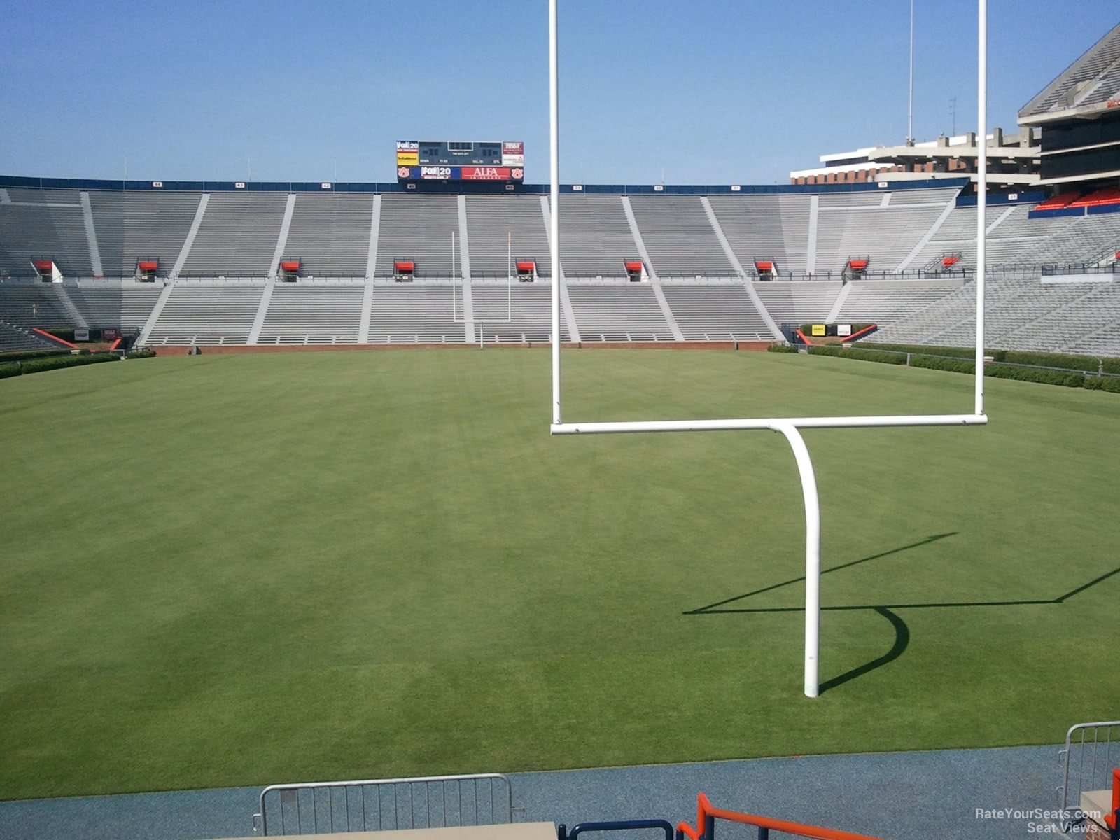 section 17, row 14 seat view  for football - jordan-hare stadium